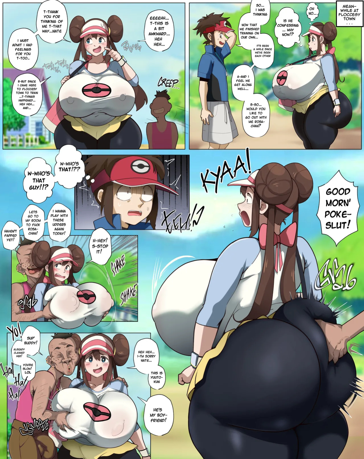 [BitterCream] Rosa and Her Delinquent Boyfriend [Uncensored] (Pokémon)
