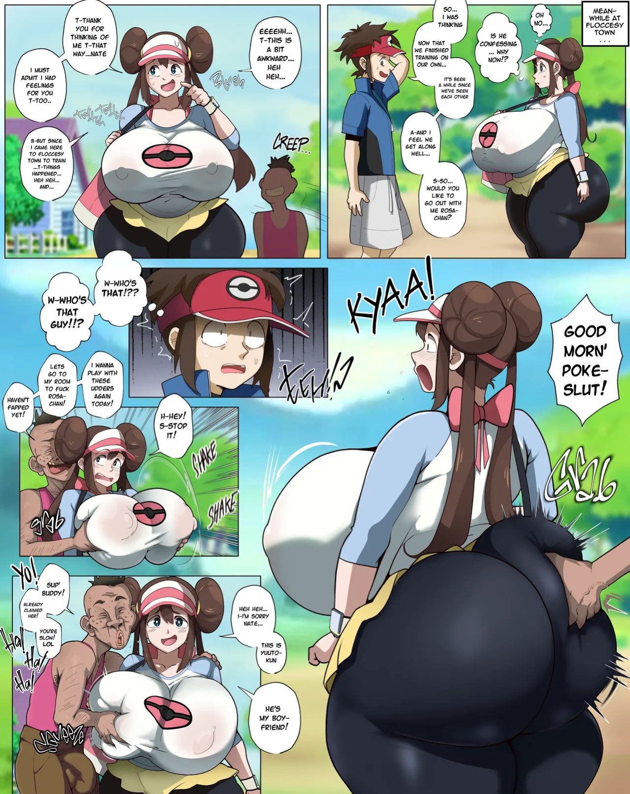 [BitterCream] Rosa and Her Delinquent Boyfriend [Uncensored] (Pokémon)