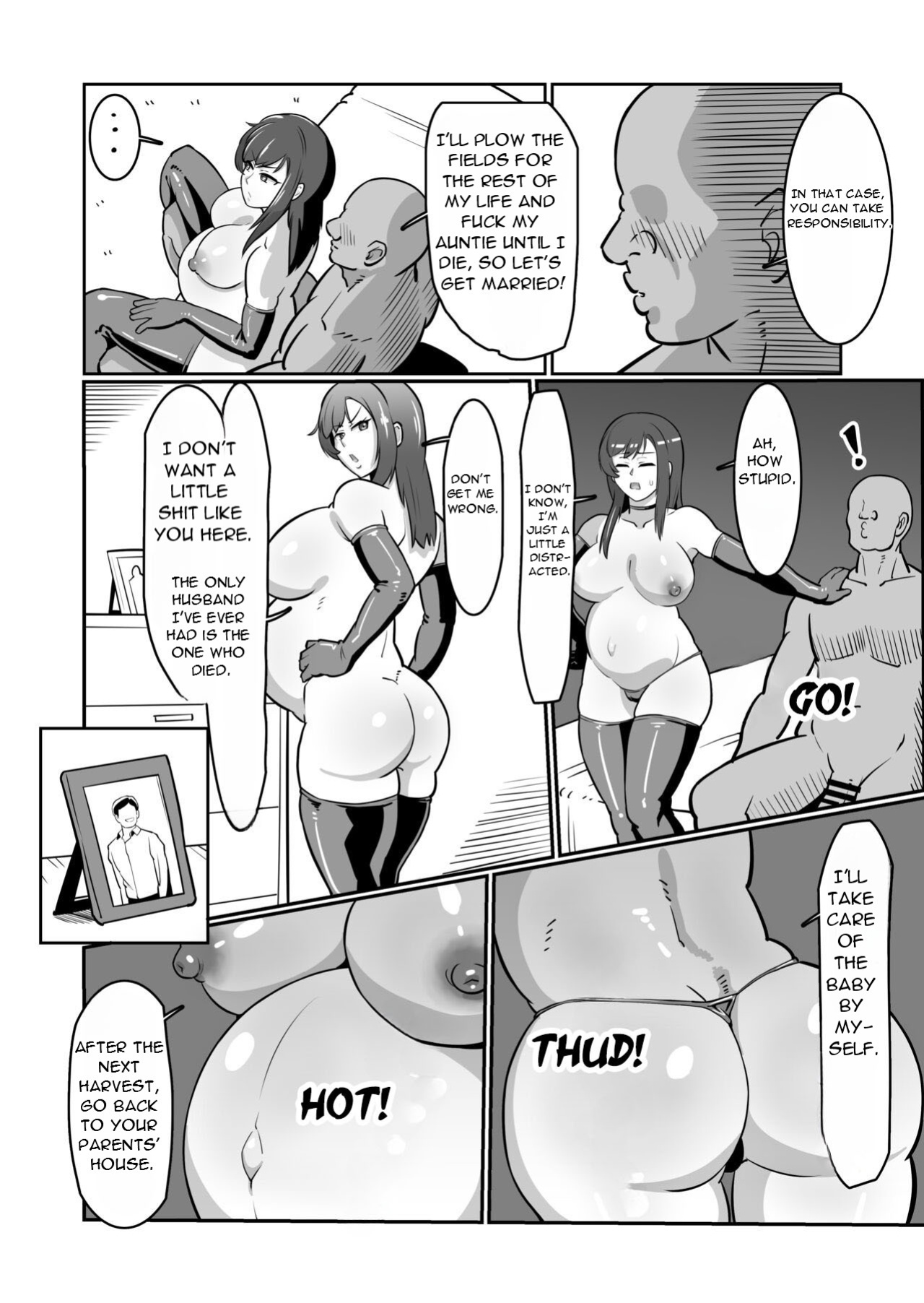 [Boundary] Bote Oba ~Isourou Saki no Oba-san o Haramasete Botebara Sex Zanmai!~ | Pregnant Aunt ~Get Your Aunt Pregnant and Have Lots of Sex with Her~ [DarklordMTLs]