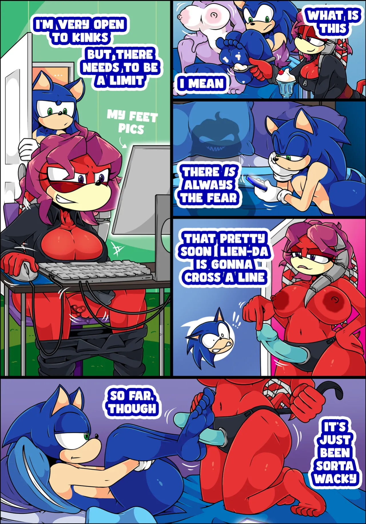 [TinyDevilHorns] Sonic... I want to Date your Feet!