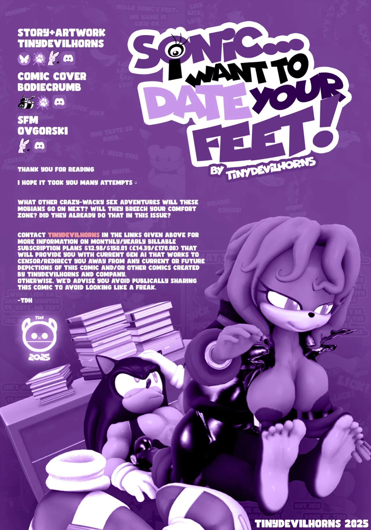 [TinyDevilHorns] Sonic... I want to Date your Feet!
