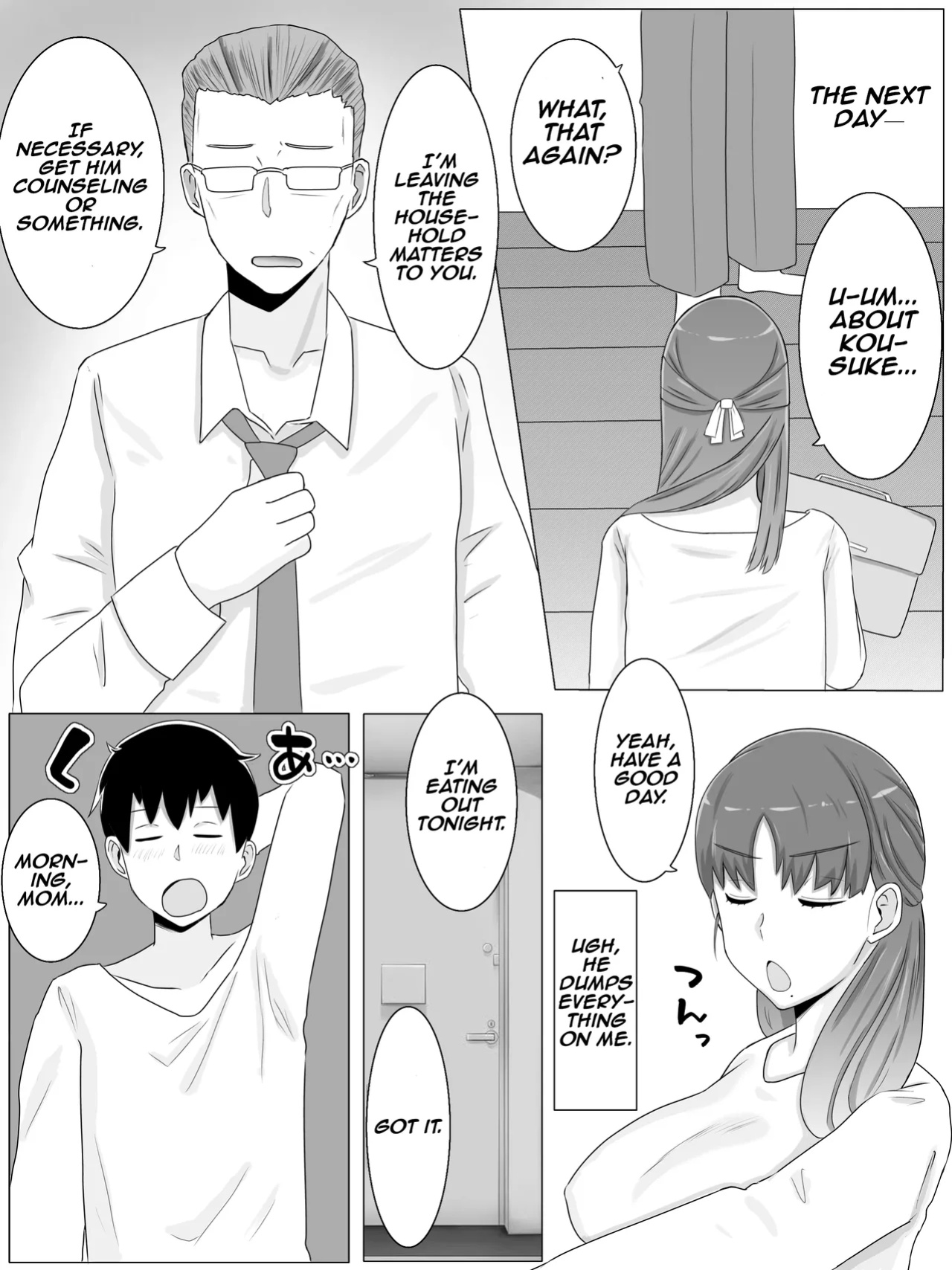 [Saimonke] Kaa-san to Shitai Koto ~Musuko no Kodane de Haramu Kyonyuu Haha | Things I want to do with Mom ~ A busty mother pregnant with her son’s seed [Aishi21]