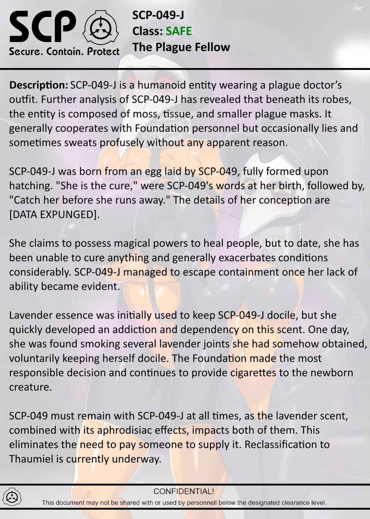 [AnanaKawaii] SCP-049-J The Plague Fellow (SCP Foundation)
