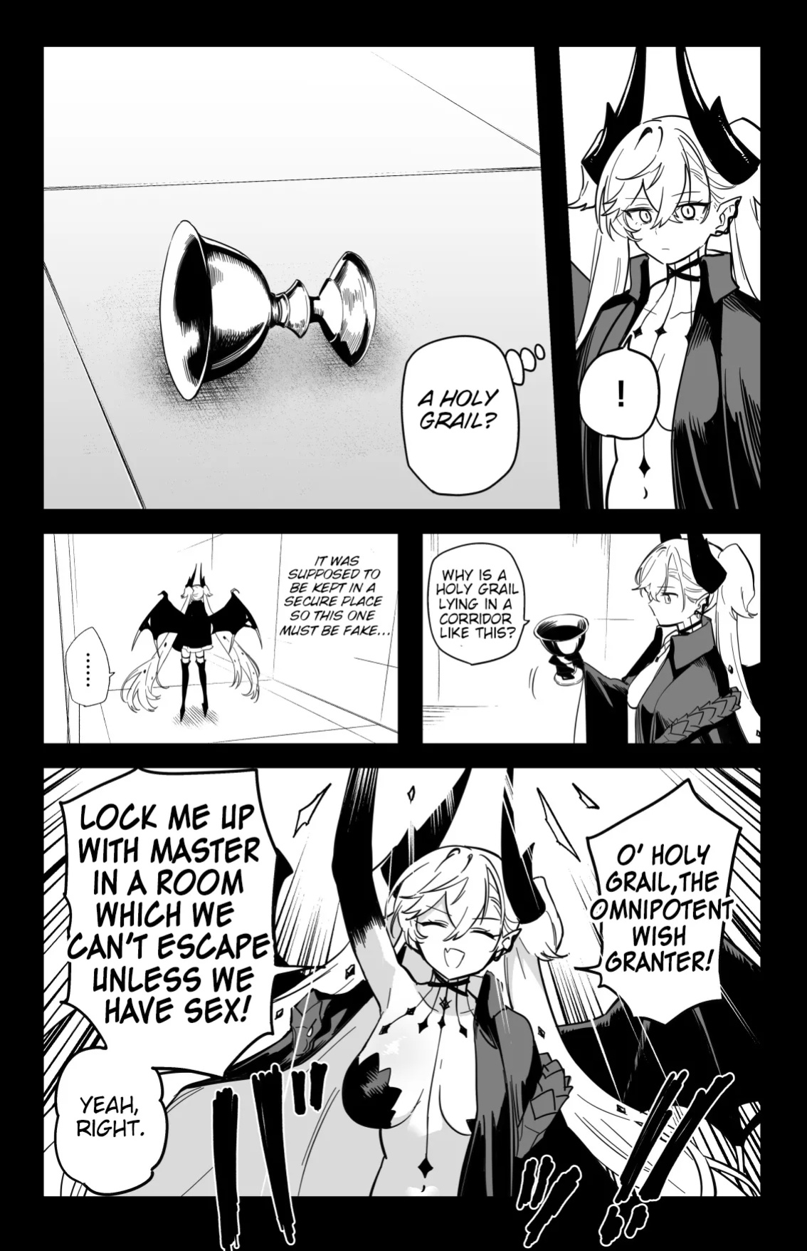 [Hirunagi] The Room That You Can't Get Out Until You ◯◯◯◯ Part 1/2 (Fate/Grand Order)