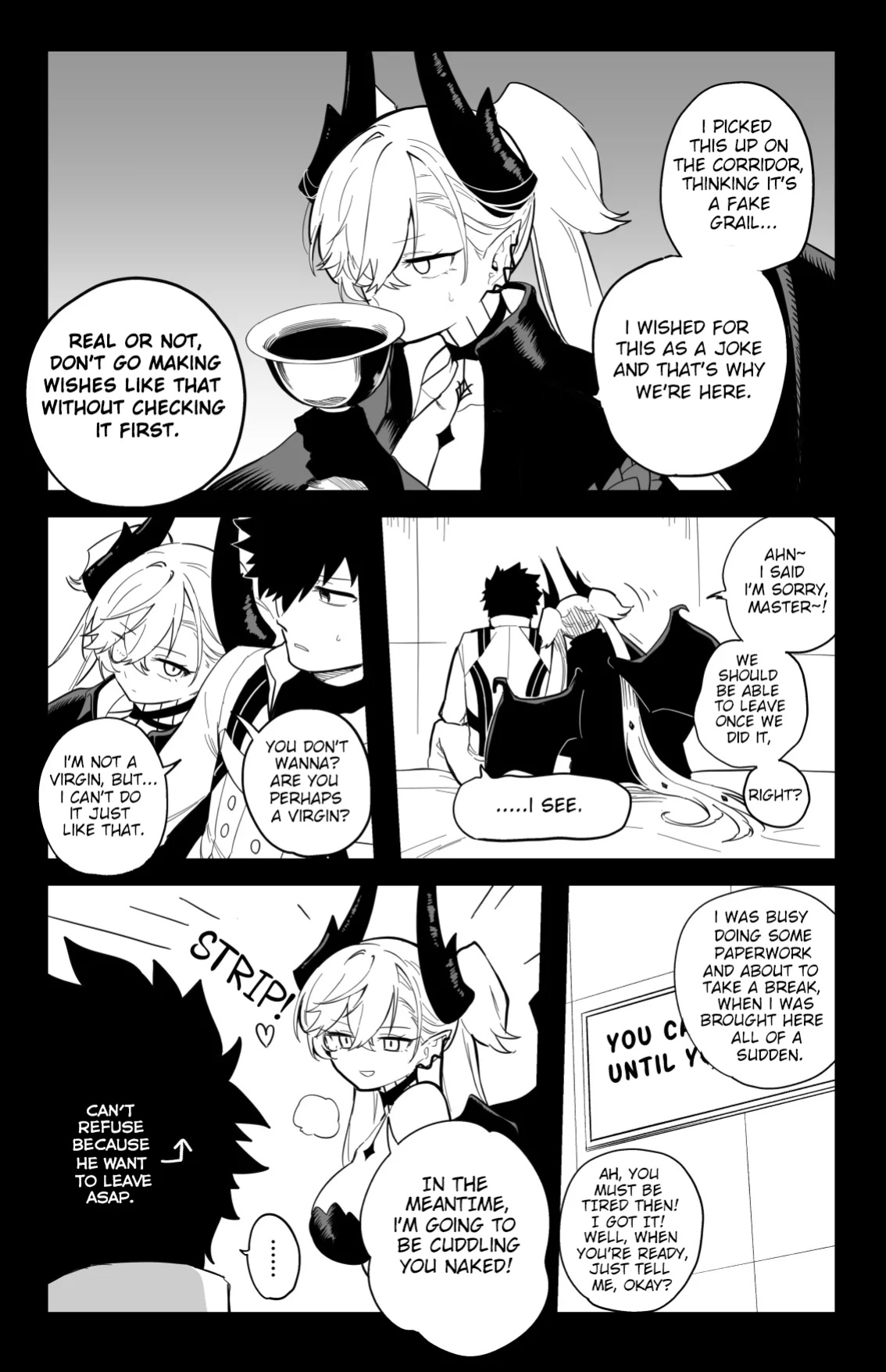 [Hirunagi] The Room That You Can't Get Out Until You ◯◯◯◯ Part 1/2 (Fate/Grand Order)
