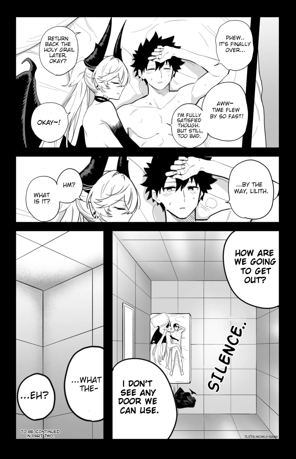 [Hirunagi] The Room That You Can't Get Out Until You ◯◯◯◯ Part 1/2 (Fate/Grand Order)