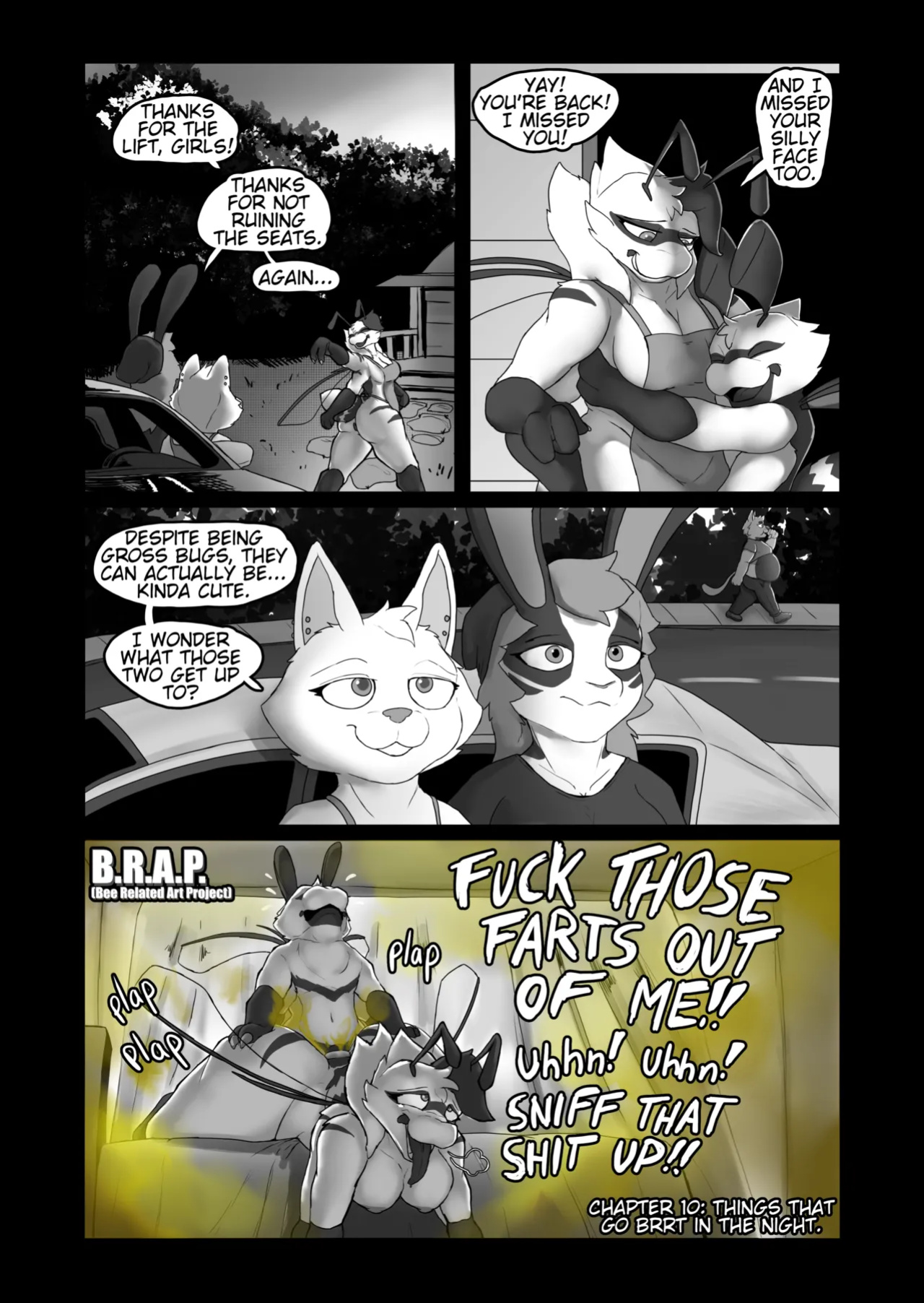 [SooMiR] B.R.A.P. (Bee Related Art Project): Chapter 10 - Things that Go BRRT in the Night