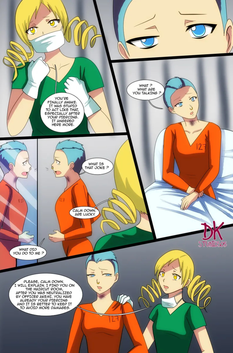 Sayaka jail Comic