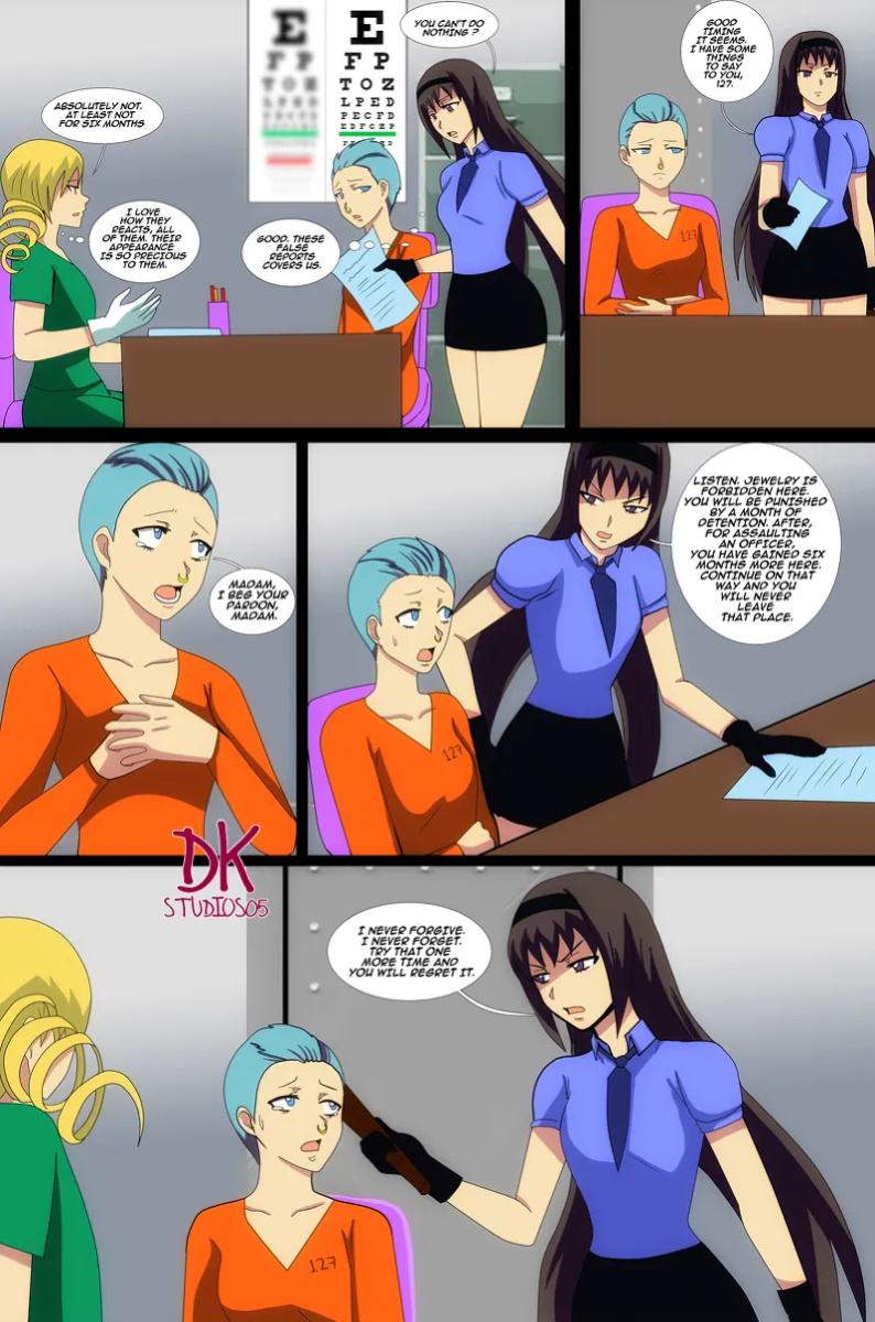 Sayaka jail Comic
