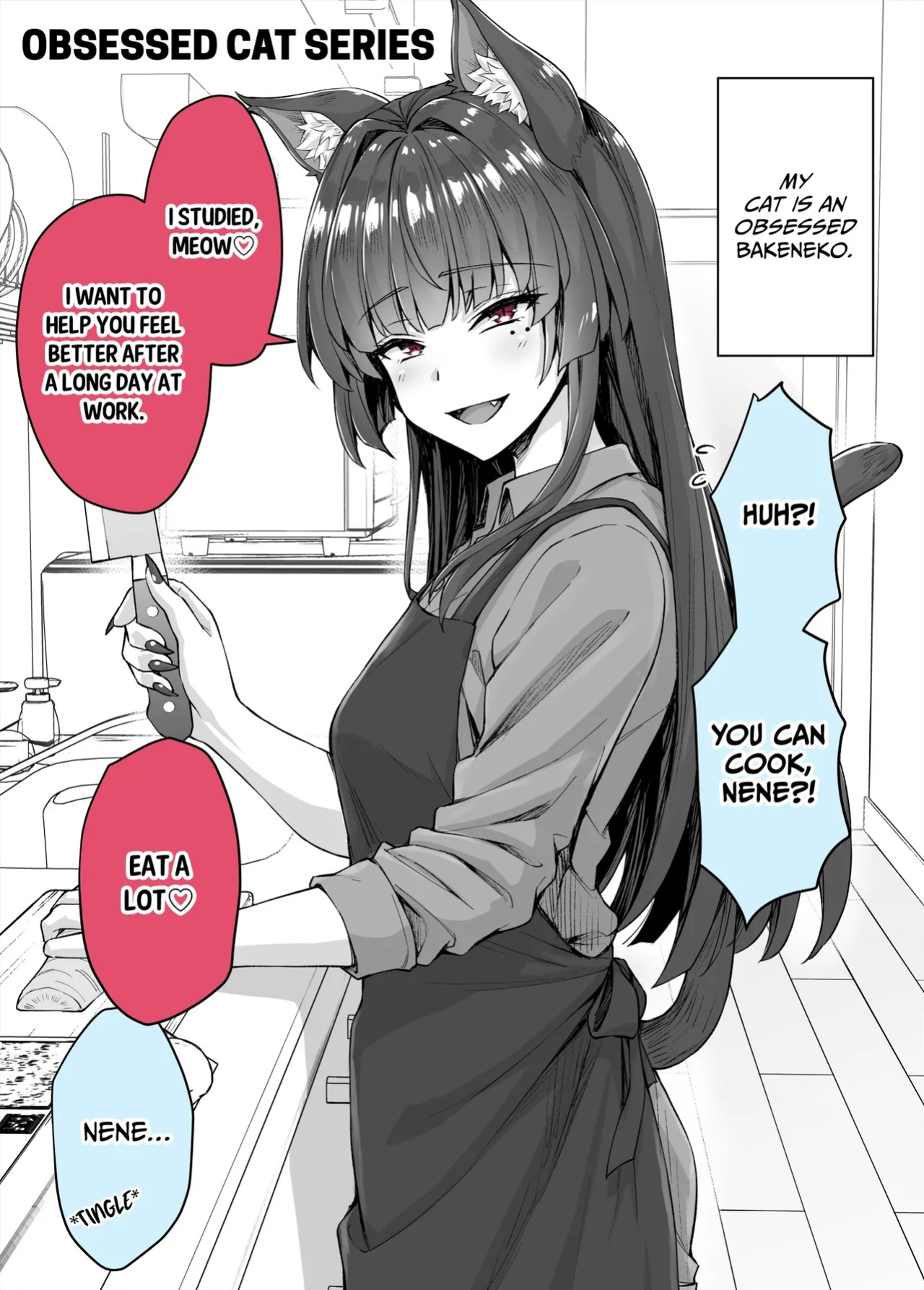 [KOYUKI-ya (Koyuki, Yaki Tomato)] Uchi no Yandere na Kaineko-chan ni Mechakucha ni Shiborarechau Hanashi + Yandere Kai Neko Series | My Obsessive Kitty Squeezes Me Dry