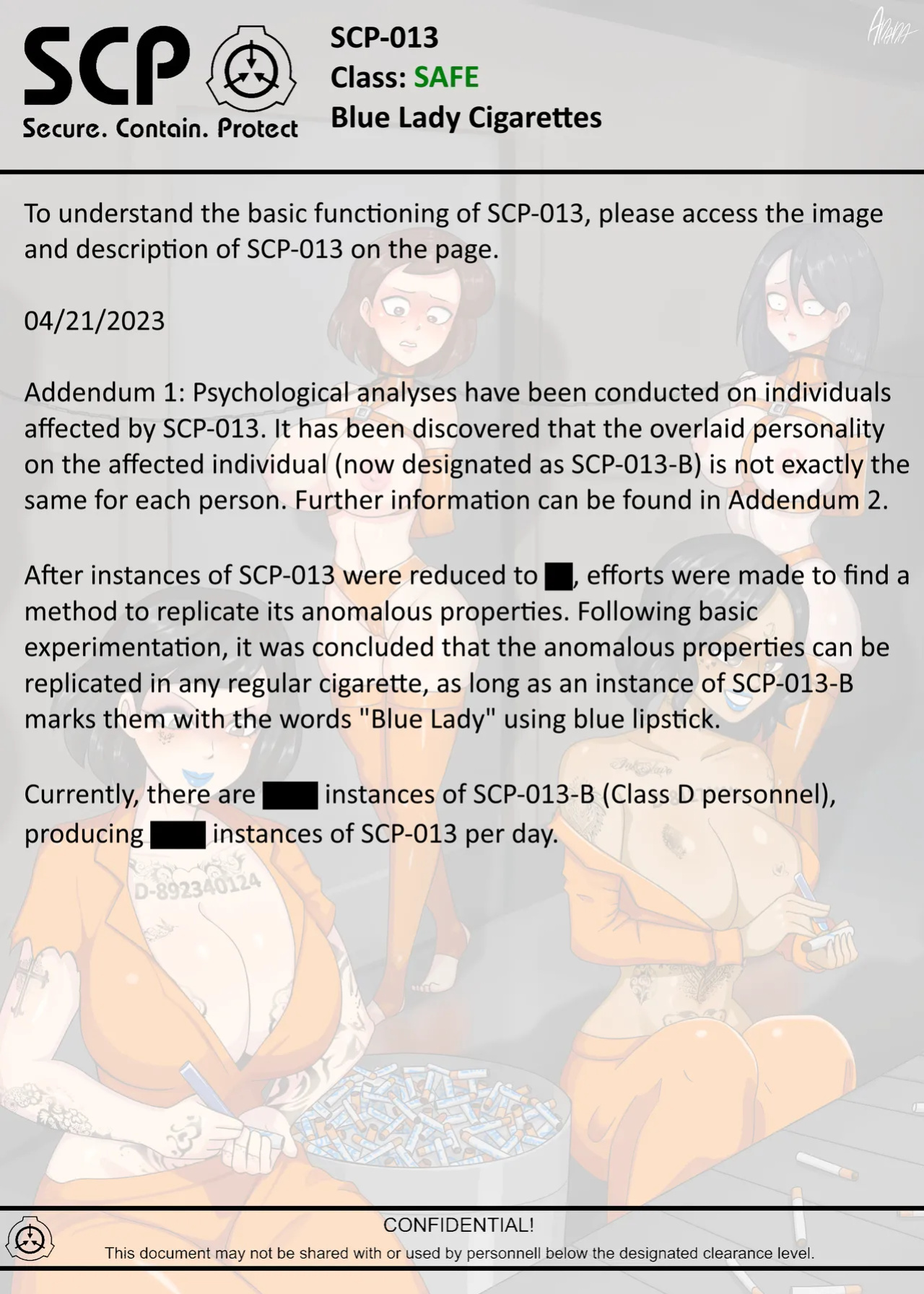 [AnanaKawaii] SCP-013 / ARTEMIS CONCLUSION (SCP Foundation)