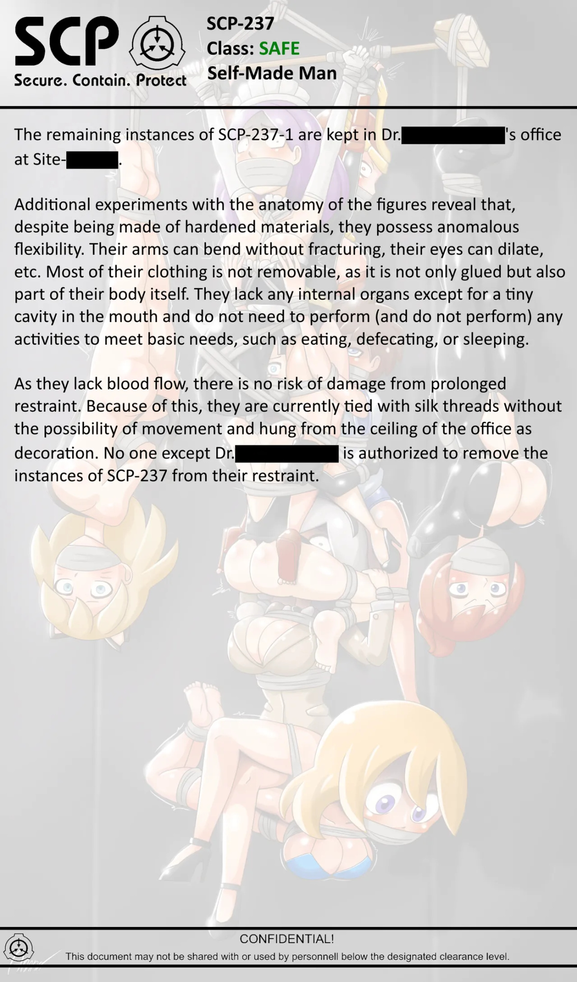 [AnanaKawaii] SCP-237 Self-Made man (SCP Foundation)