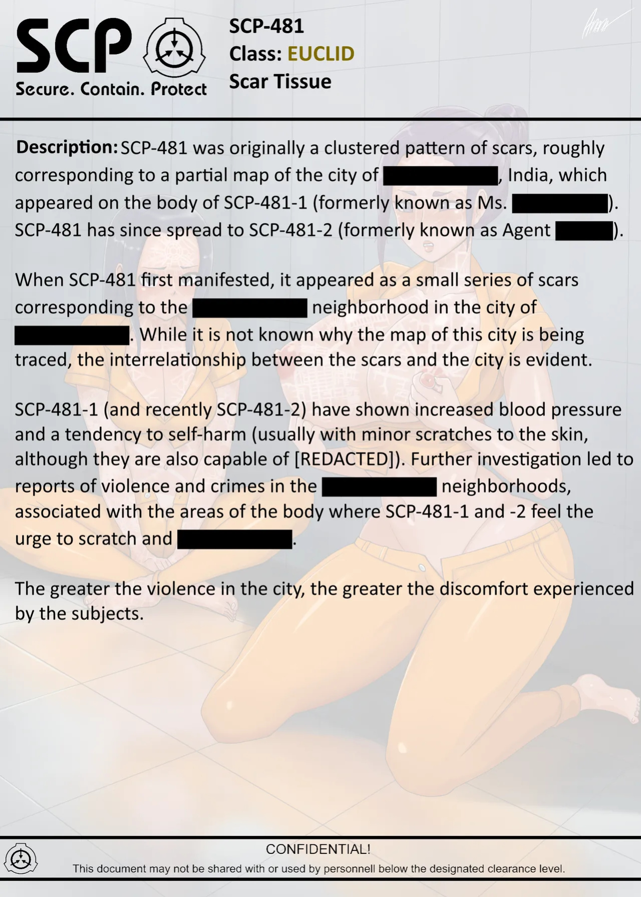 [AnanaKawaii] SCP-481 Scar Tissue (SCP Foundation)