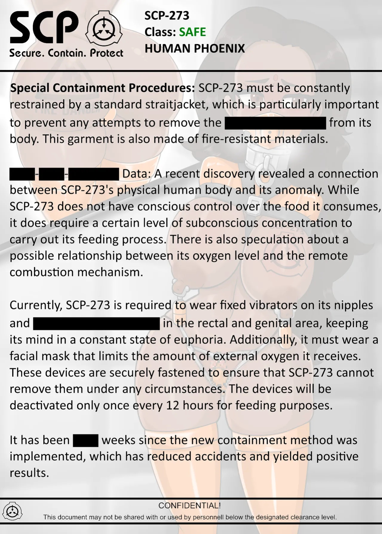 [AnanaKawaii] SCP-273 HUMAN PHOENIX (SCP Foundation)