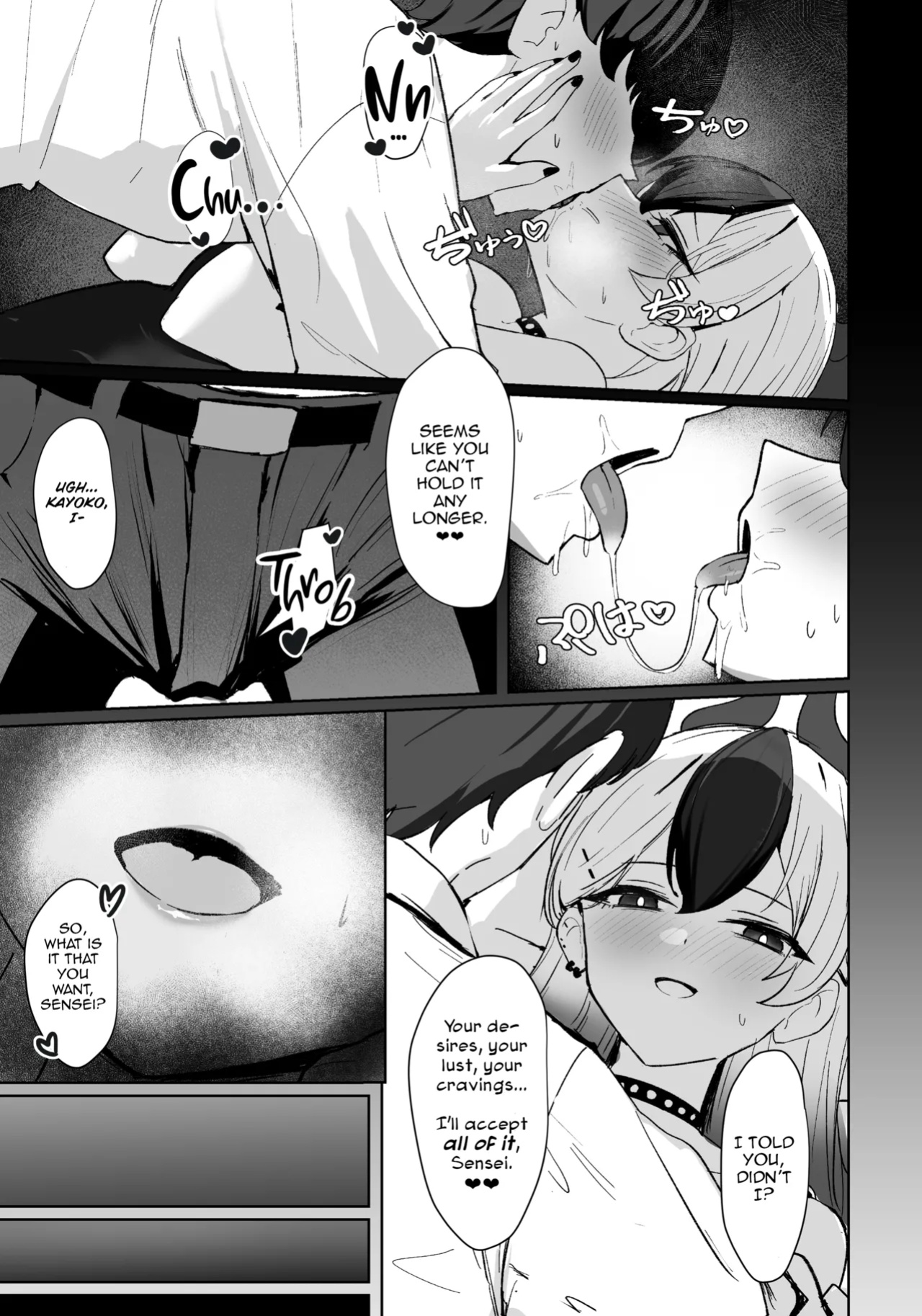 [NikomiC Ramen (Nichijou)] Oni no Sasoi | Devil's Temptation (Blue Archive) [DeppoTL]
