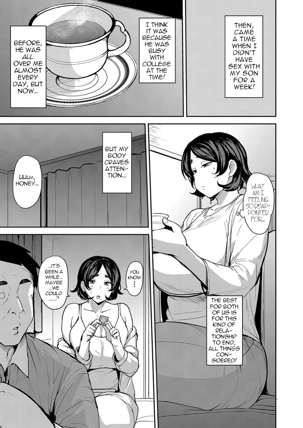 [Nanao Yukiji] Okaa-san no Tsutome | Mother's Duty (Mesu no Honnou ni Sakaraenai ) [menospeaknihongo]