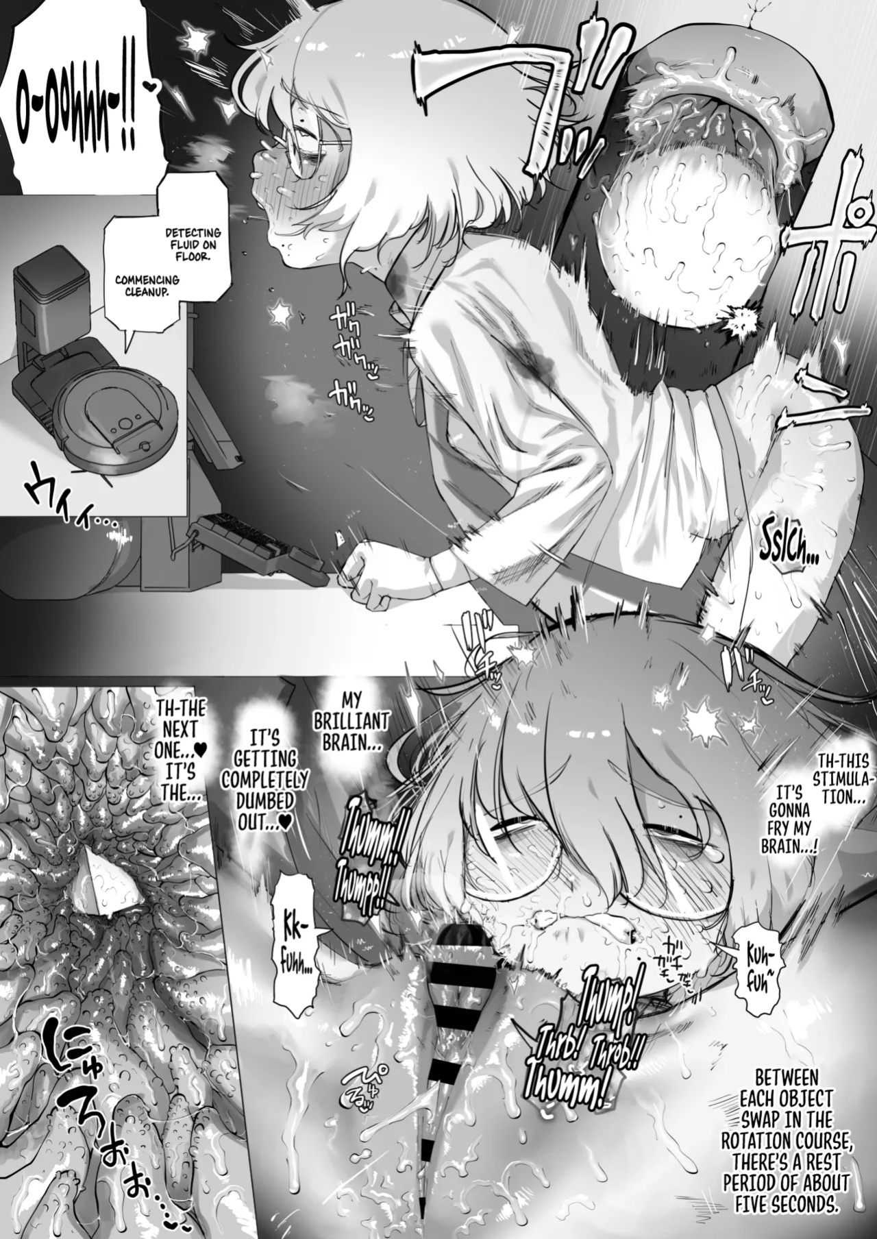 [Keisho o Ryakusuna! (Keishoryaku)] Tensai Kagakusha Kiri Bousou | Runaway Clit of the Genius Scientist [Sonarin迫]