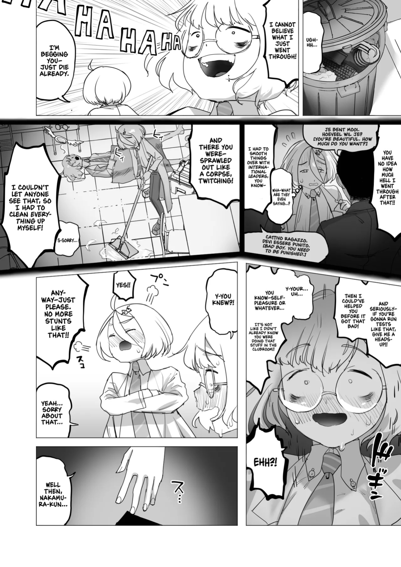 [Keisho o Ryakusuna! (Keishoryaku)] Tensai Kagakusha Kiri Bousou | Runaway Clit of the Genius Scientist [Sonarin迫]