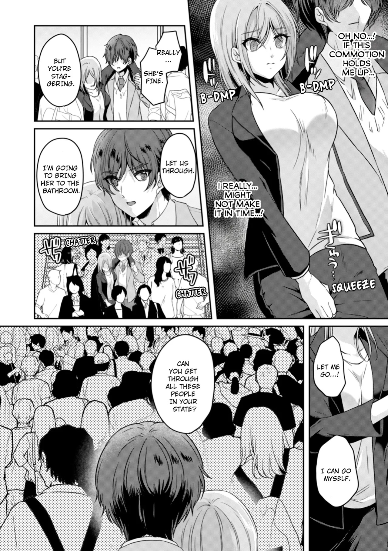 [Kinagi Rea] Manin Densha de Shikkin Sunzen!? Chikan Danshi no Ijiwaru na Yubi de Ikasare Tsuzuketa OL | Almost Pissing on a Crowded Train?! #1-10