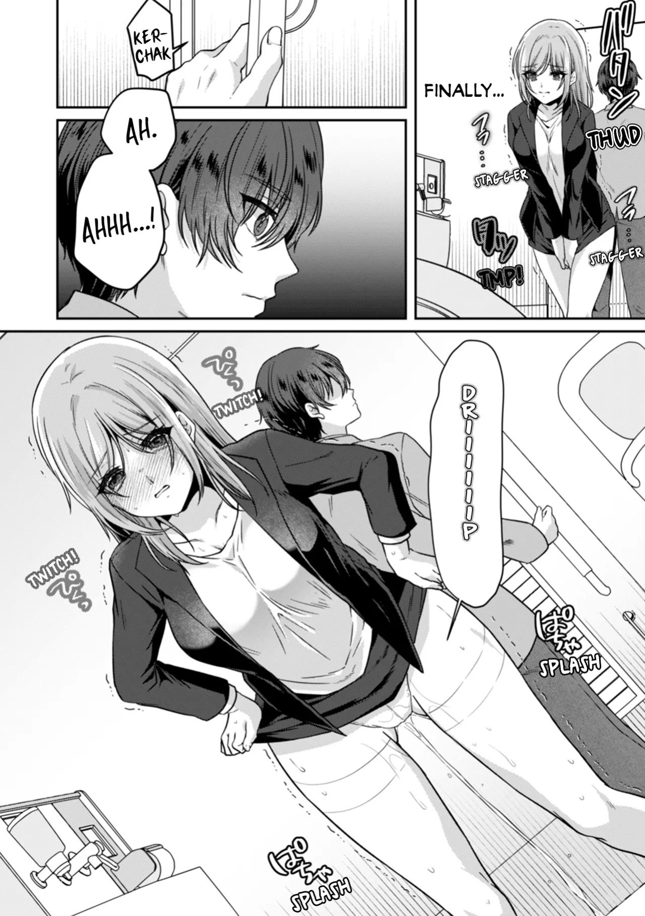 [Kinagi Rea] Manin Densha de Shikkin Sunzen!? Chikan Danshi no Ijiwaru na Yubi de Ikasare Tsuzuketa OL | Almost Pissing on a Crowded Train?! #1-10