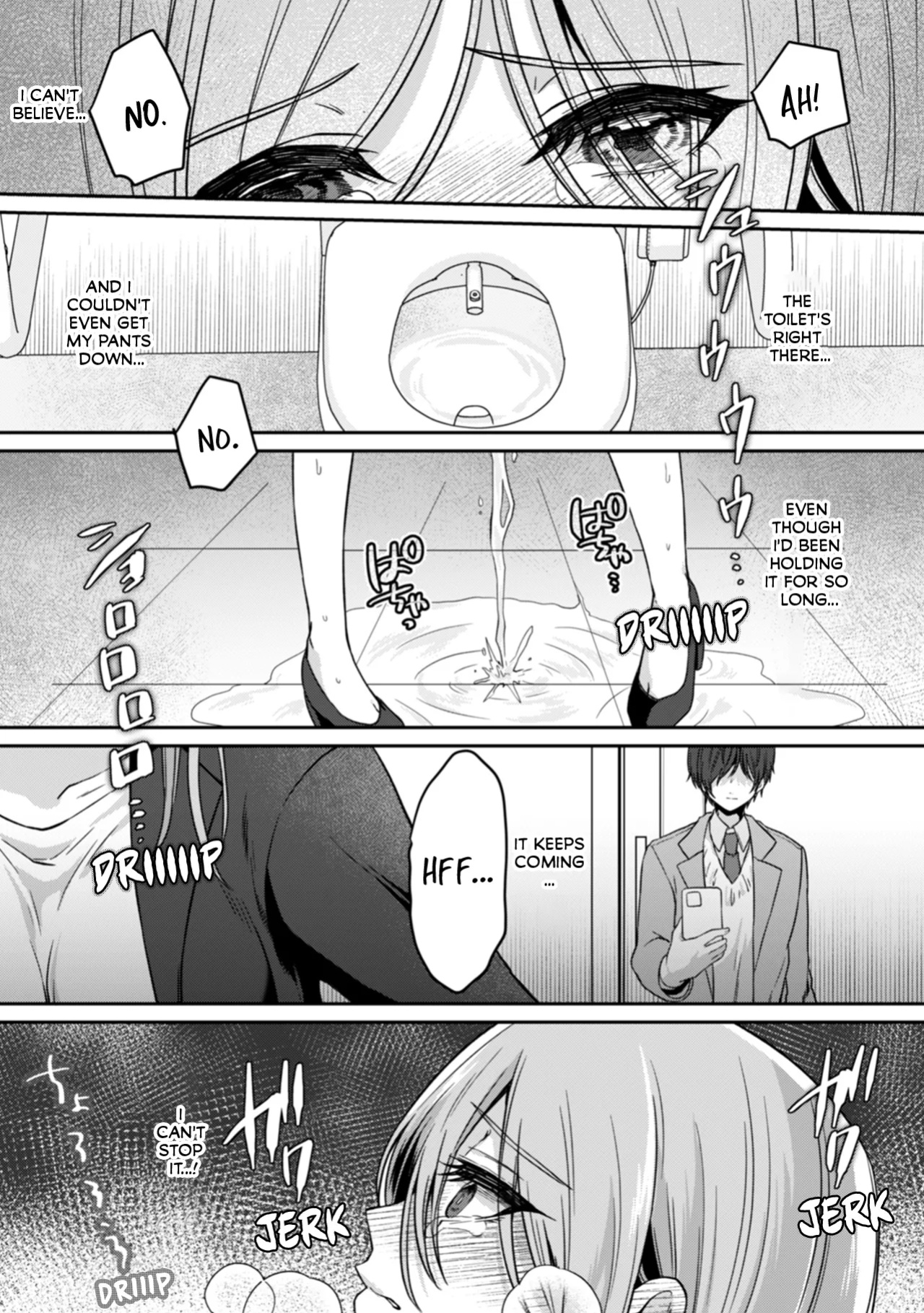 [Kinagi Rea] Manin Densha de Shikkin Sunzen!? Chikan Danshi no Ijiwaru na Yubi de Ikasare Tsuzuketa OL | Almost Pissing on a Crowded Train?! #1-10