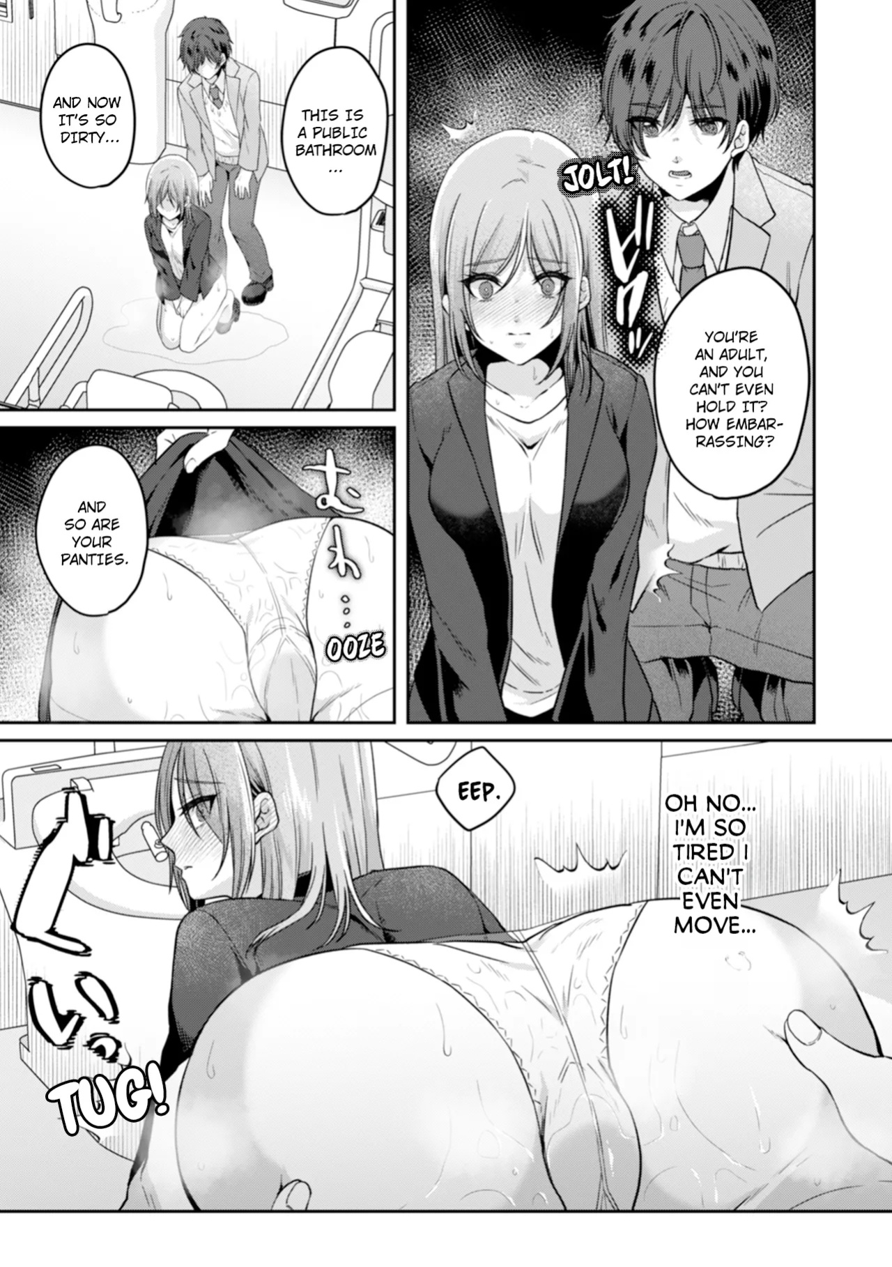 [Kinagi Rea] Manin Densha de Shikkin Sunzen!? Chikan Danshi no Ijiwaru na Yubi de Ikasare Tsuzuketa OL | Almost Pissing on a Crowded Train?! #1-10