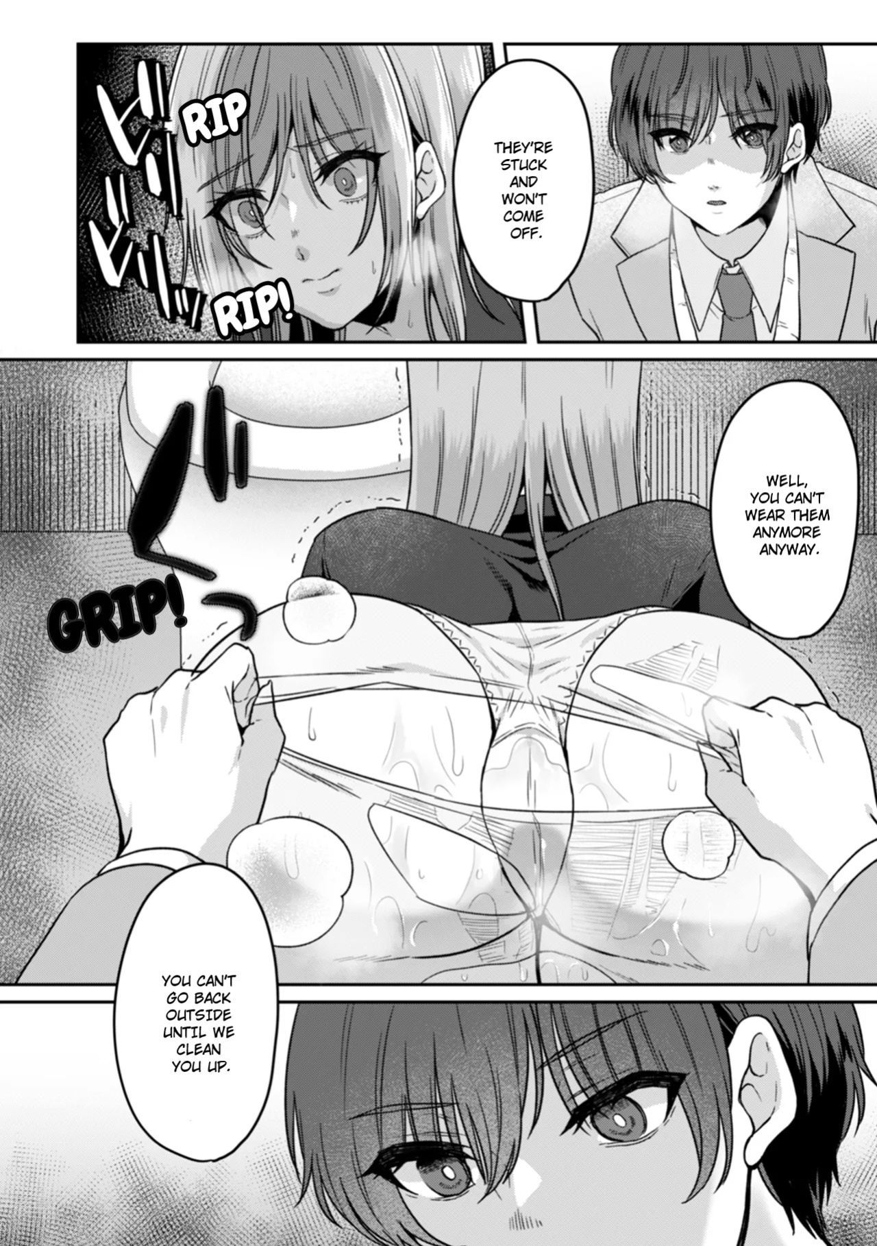 [Kinagi Rea] Manin Densha de Shikkin Sunzen!? Chikan Danshi no Ijiwaru na Yubi de Ikasare Tsuzuketa OL | Almost Pissing on a Crowded Train?! #1-10