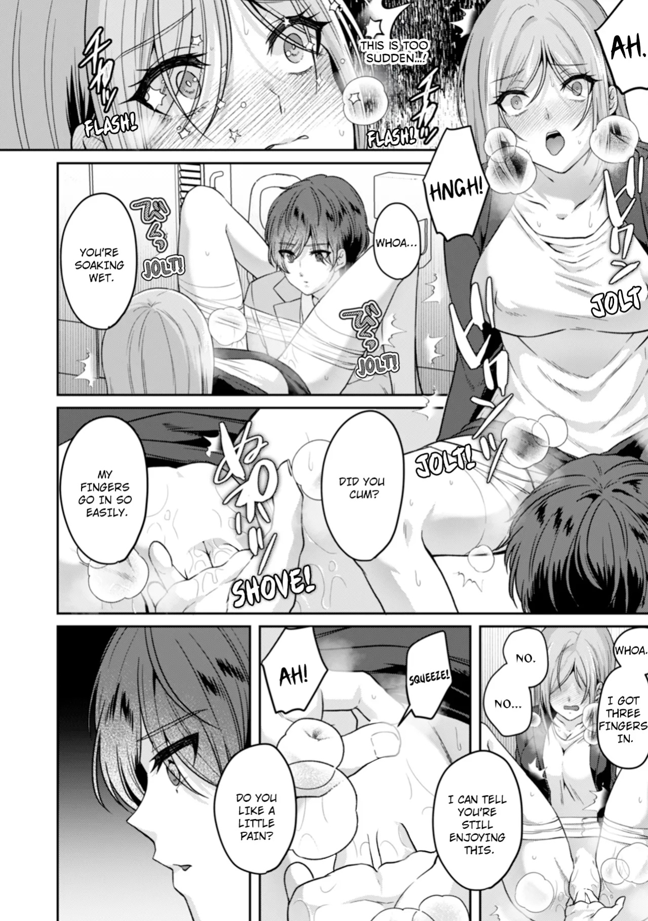 [Kinagi Rea] Manin Densha de Shikkin Sunzen!? Chikan Danshi no Ijiwaru na Yubi de Ikasare Tsuzuketa OL | Almost Pissing on a Crowded Train?! #1-10