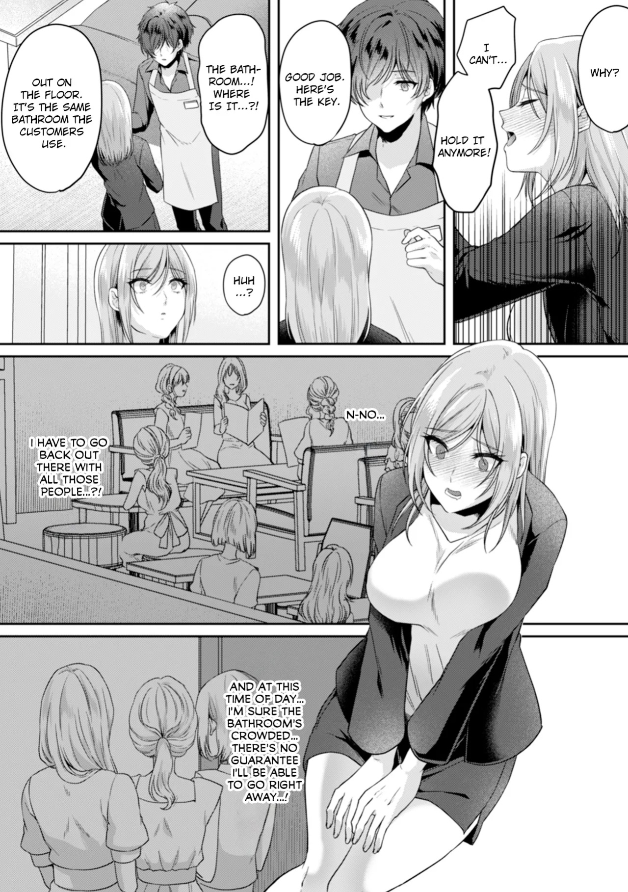 [Kinagi Rea] Manin Densha de Shikkin Sunzen!? Chikan Danshi no Ijiwaru na Yubi de Ikasare Tsuzuketa OL | Almost Pissing on a Crowded Train?! #1-10