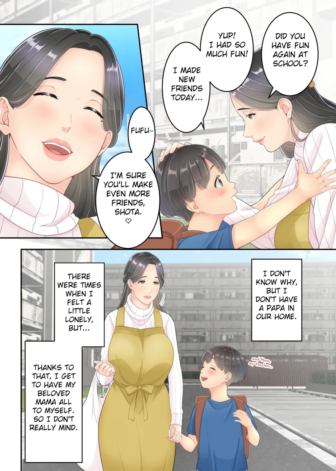 [Yuriko Club] Boku no Mama to Takuhai no Onii-san ga. [Fated Circle]