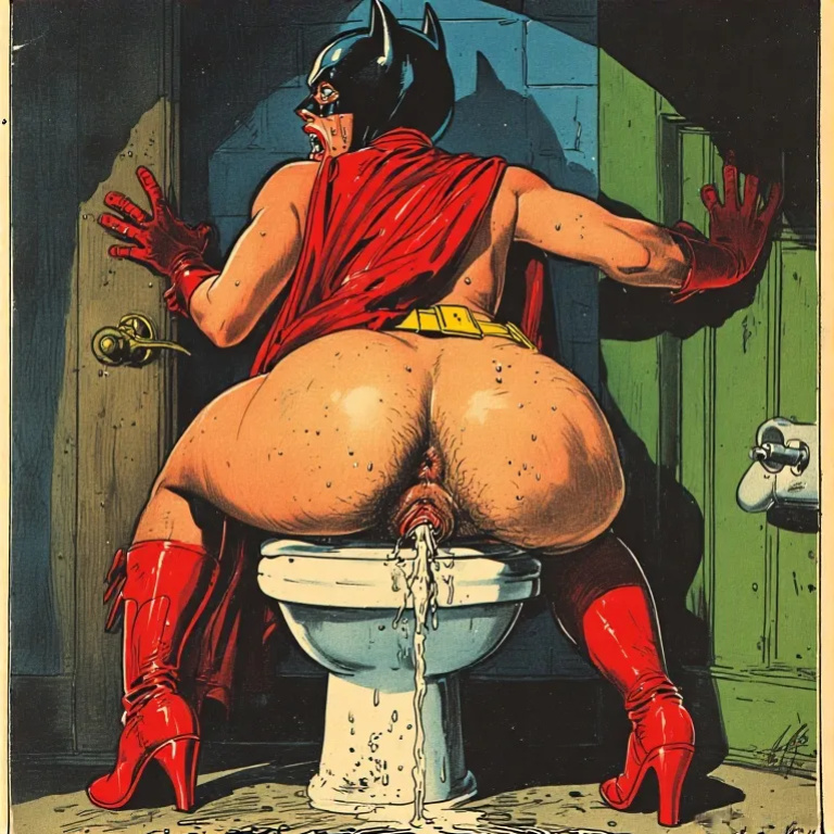 super heroines in compromising situations [AI Generated]