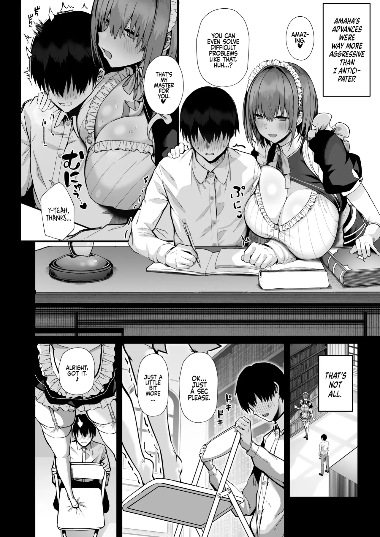 [Flock Blue (Blue_Gk)] Love Maid -Yasashikute Amaama na Kyonyuu Ero Maid San to SEX Shimakuru Ohanashi- | Love Maid - A Story about having lots of Sex with a Sweet, Super-loving Big-breasted Sexy Maid [Coffedrug]