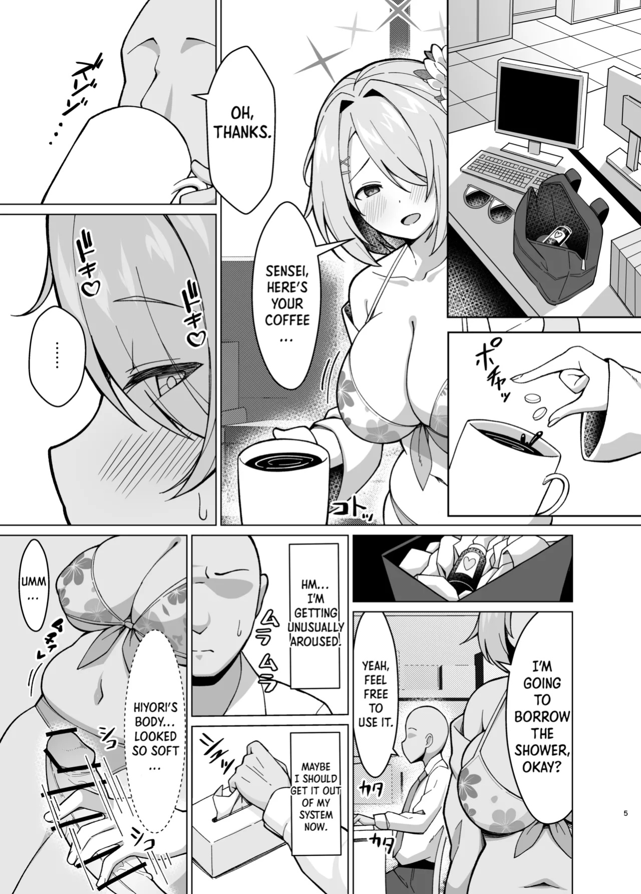 [Nekolovelandou (Nekojima)] Hiyori no Mochi Mochi Onaka o Haramaseru Hon | Hiyori's Soft Pregnant Belly (Blue Archive) [Shiro Translation]