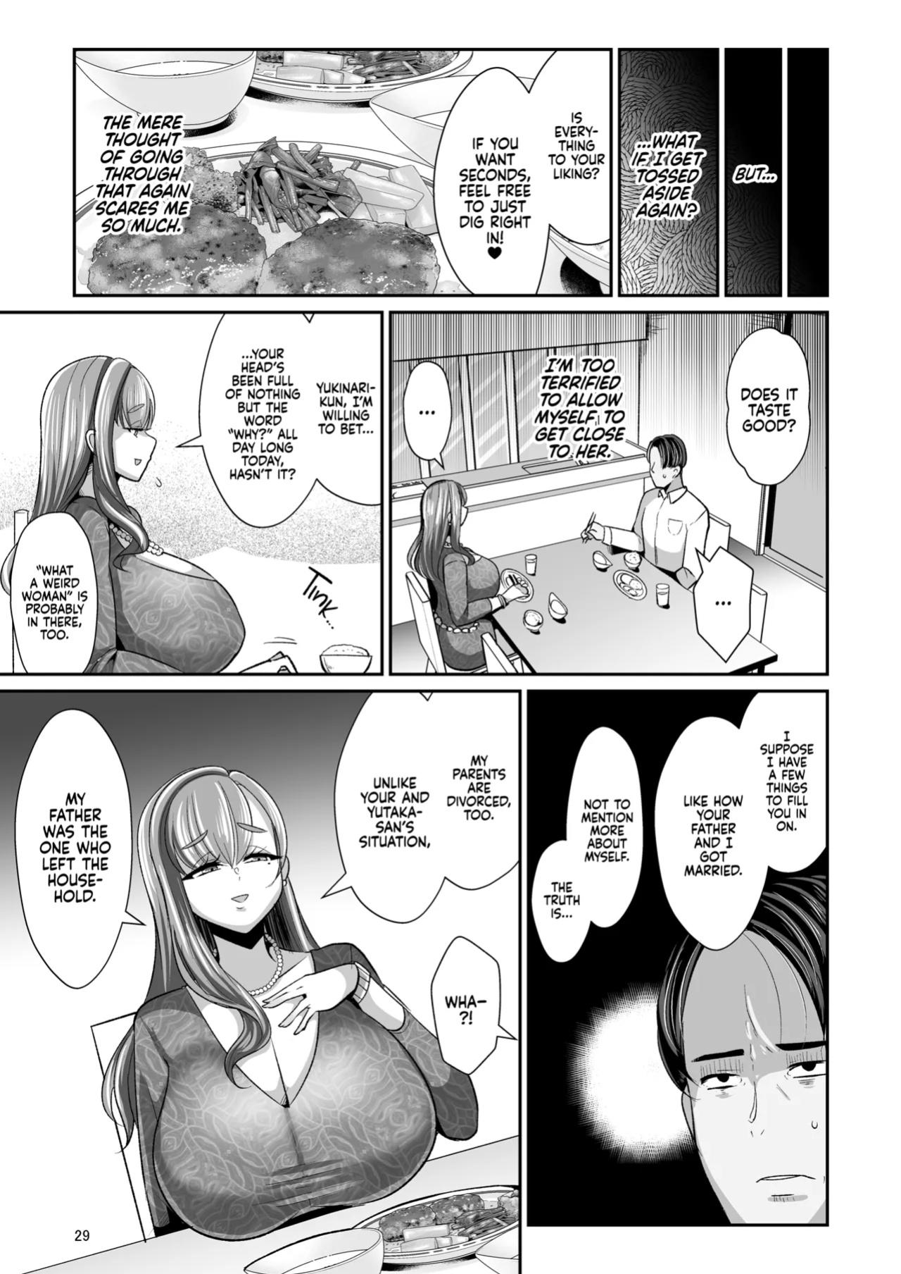 [Shinshunshantonshou (Bukatsu)] Yurufuwa Kyonyuu no Toshishita Mama to Aisaretakatta Oji-san no Ore | Her, My Younger Well-Endowed Stepmom, and Me, a Sill Old Guy Who’s Only Ever Wanted to Be Loved