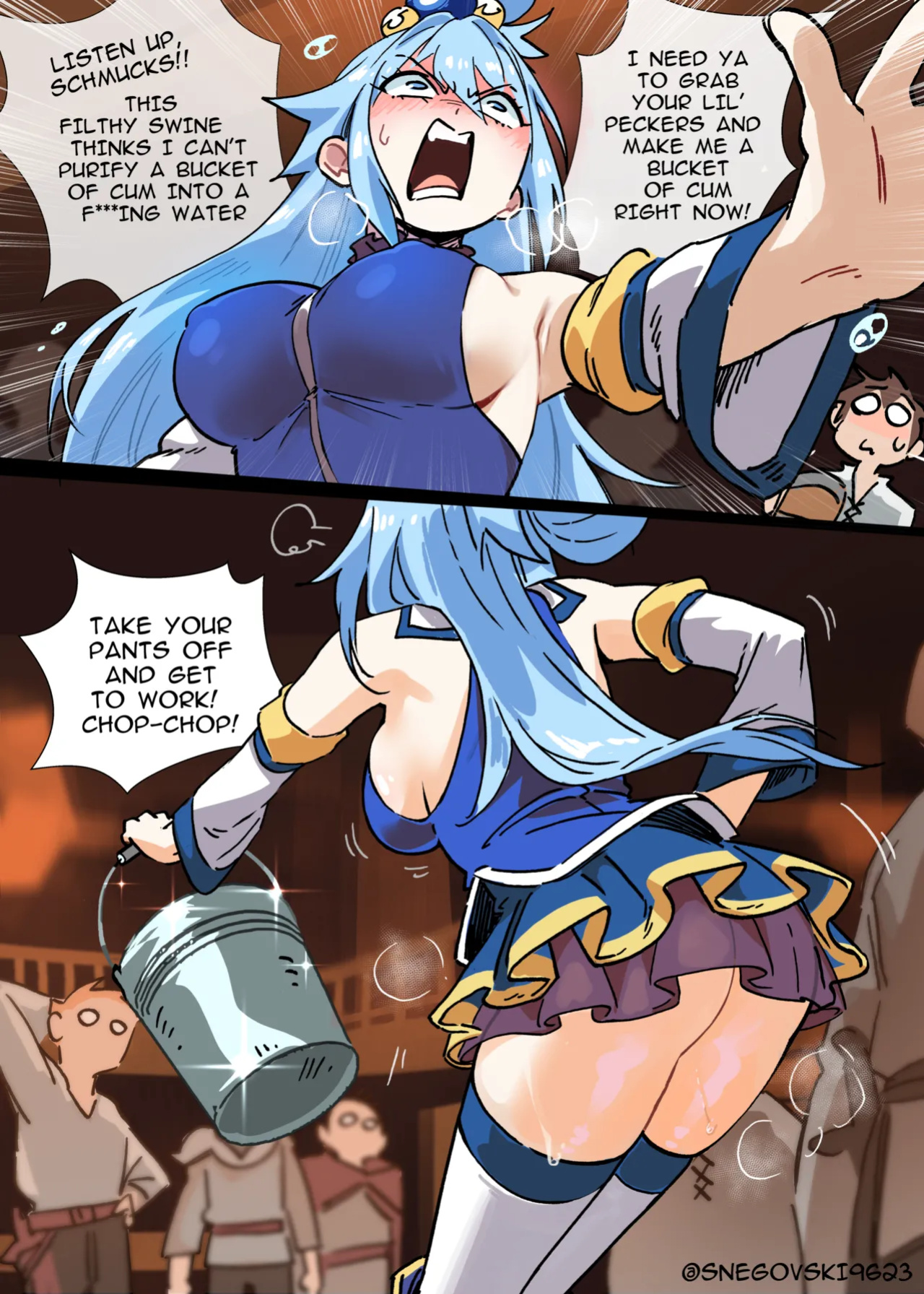 [Snegovski] A Bucket of Aqua! (KonoSuba) [HQ]