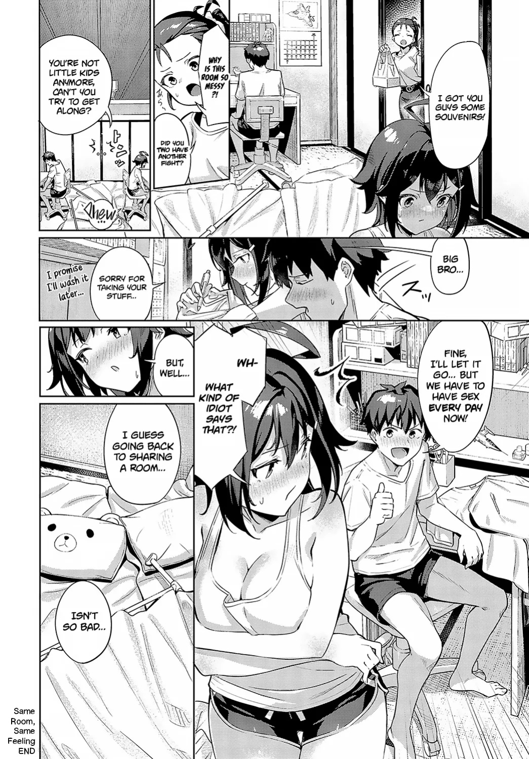 [Yokoya Manjirou] Onaji Heya, Onaji Kimochi | Same Room, Same Feeling (COMIC Anthurium 2024-03) [Project Valvrein]
