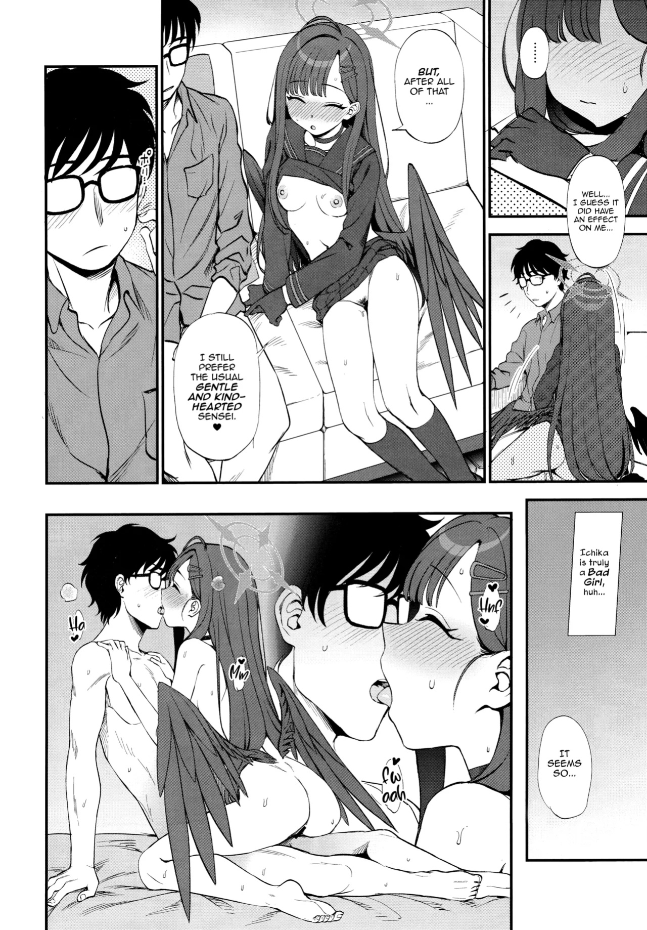(Blue Market 13) [Kuma no Tooru Michi (Kumada)] Sensei, Chotto Iissuka? | Sensei, Got a sec~? (Blue Archive) [DeppoTL]