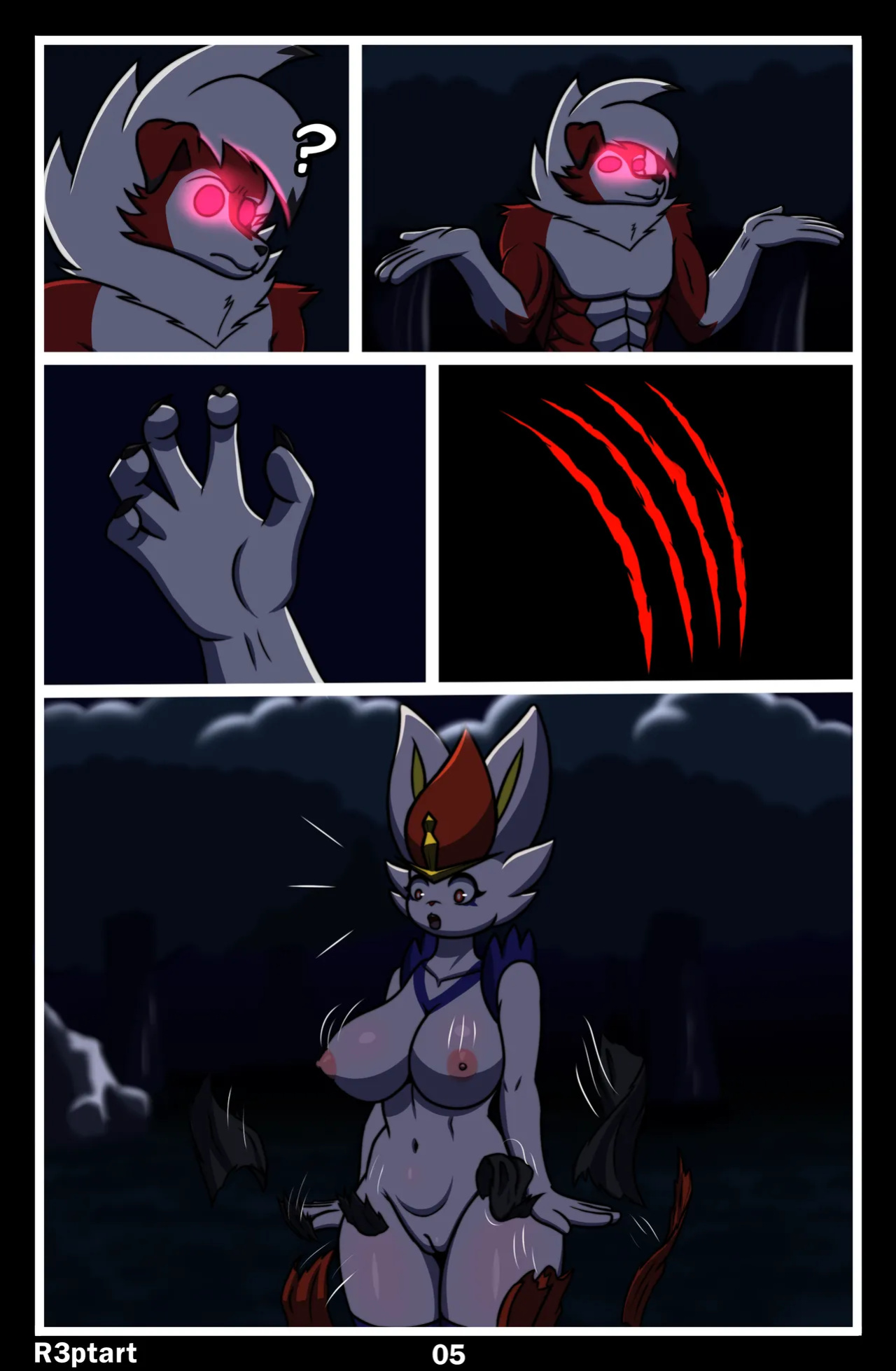 [R3ptArt] Midnight Riding (Pokémon)