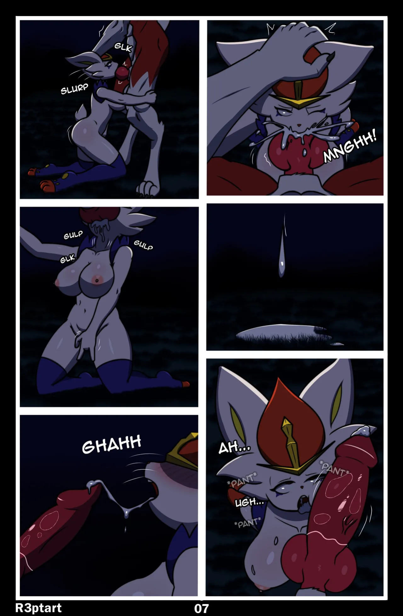 [R3ptArt] Midnight Riding (Pokémon)