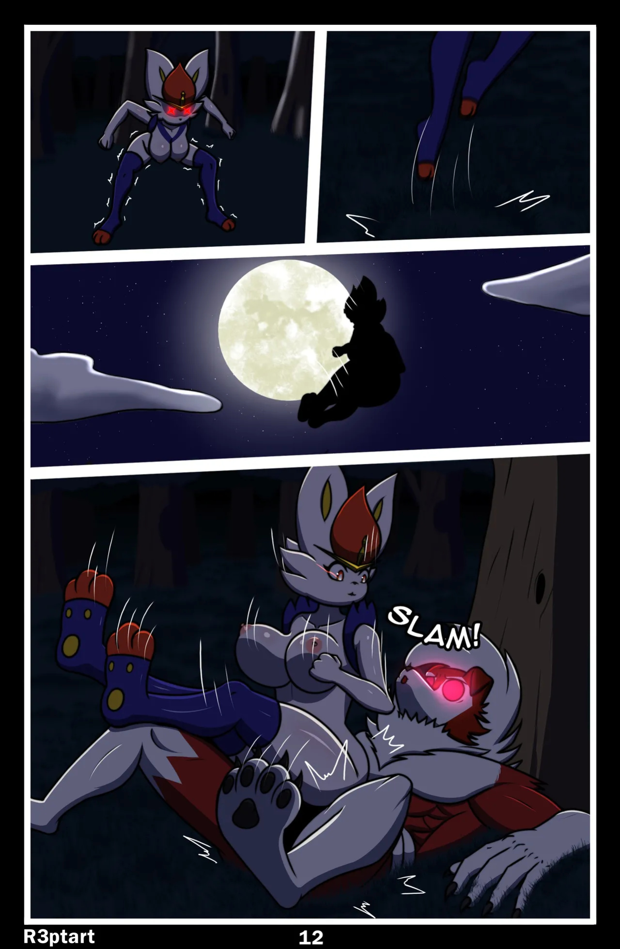 [R3ptArt] Midnight Riding (Pokémon)