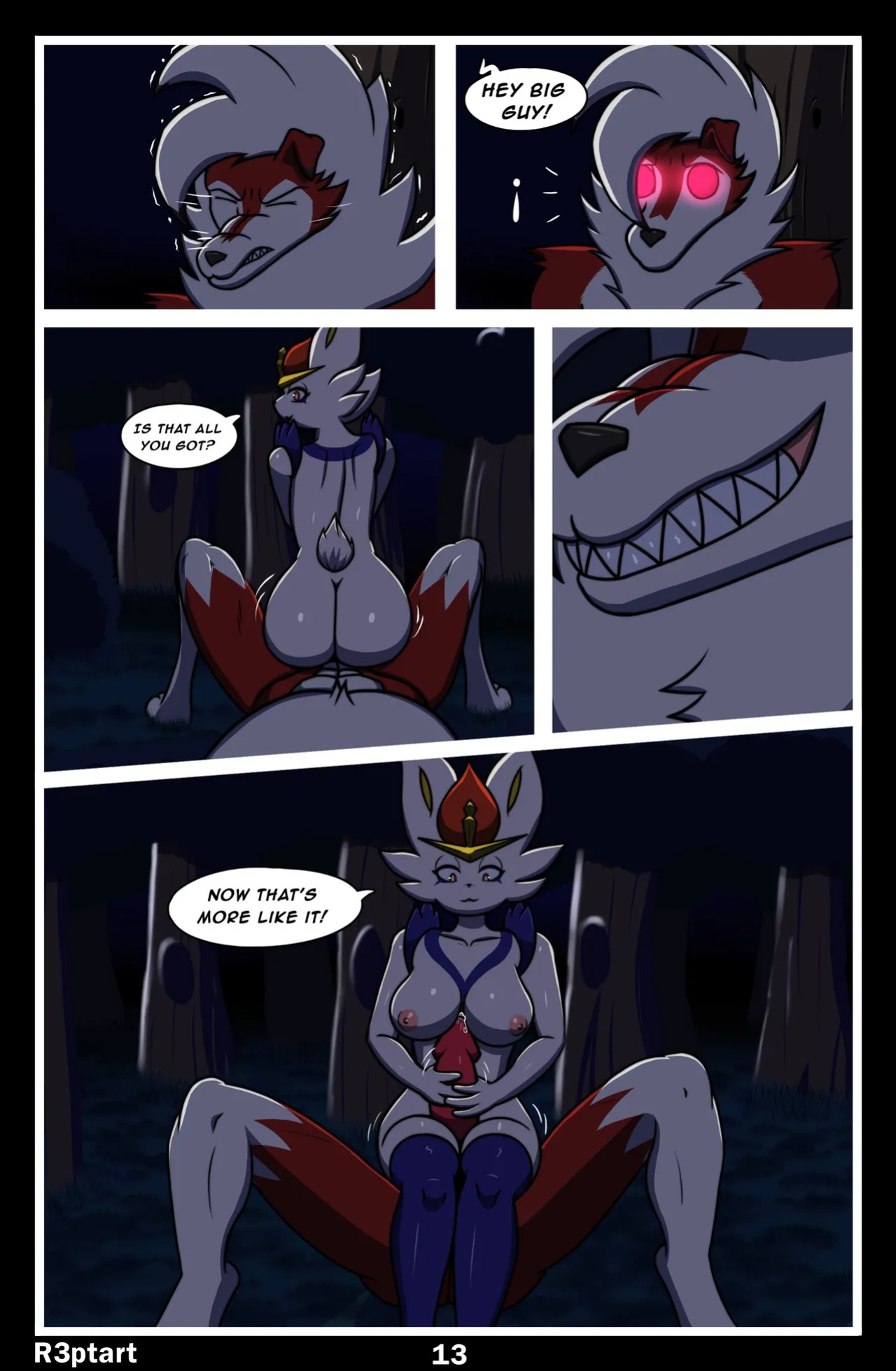 [R3ptArt] Midnight Riding (Pokémon)