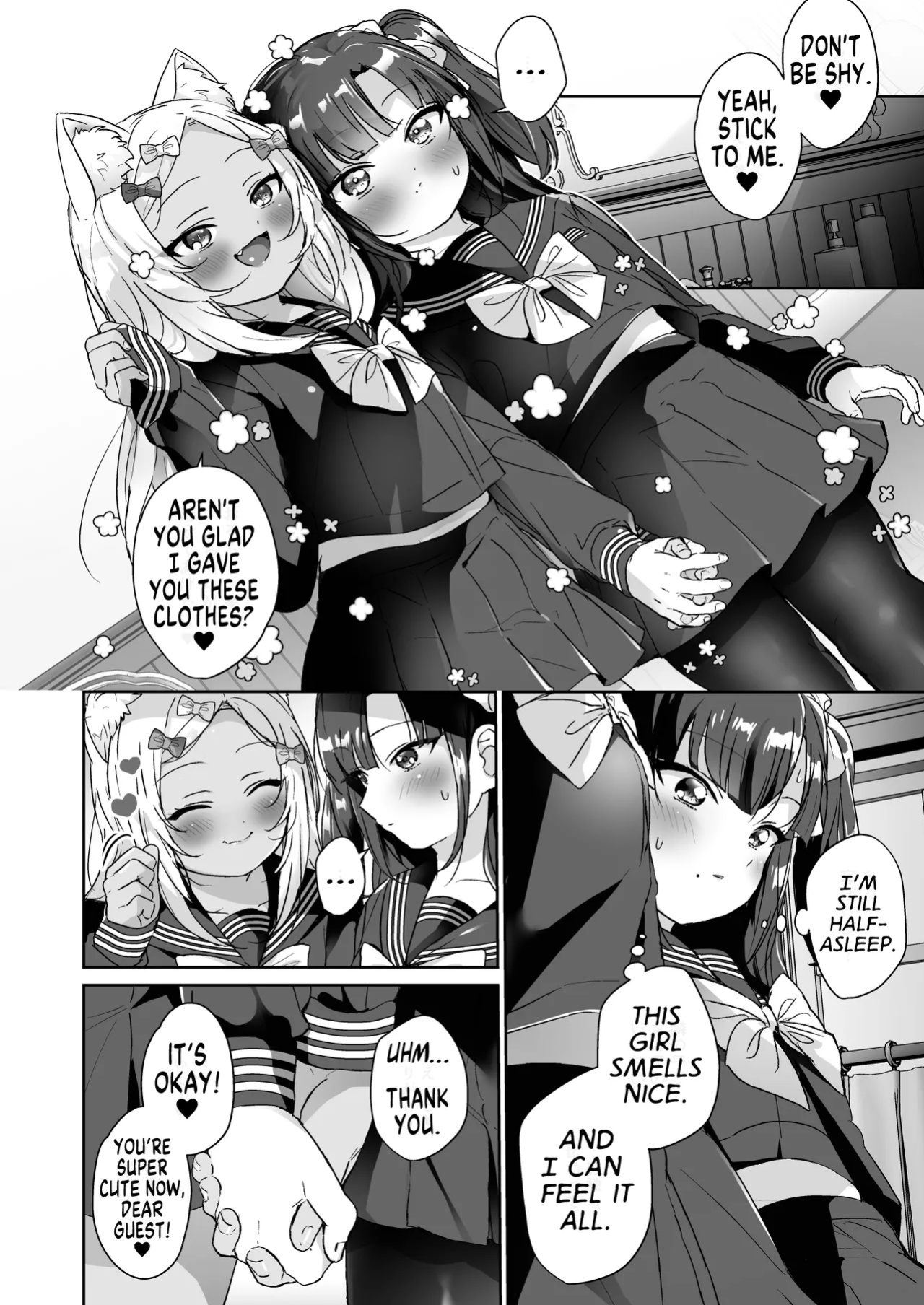 [Koko de Chikubi o Hitotsumami (Juurouta)] Shoujo Ochi -Ron-chan to Hajimete Course- | Falling for Being a Girl: My First Session With Lon-chan [GTF]
