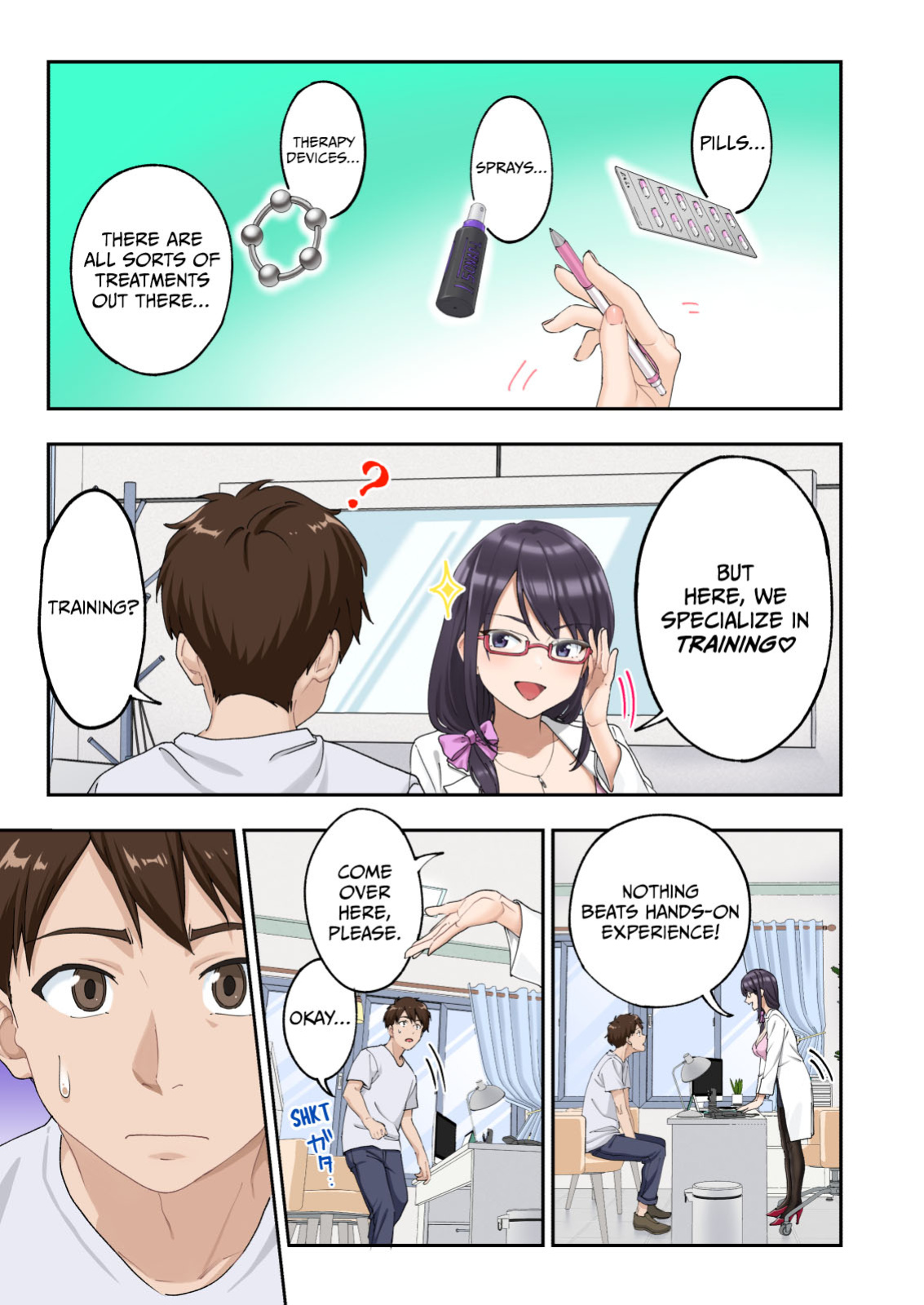 [Kamikadou (Ginyou Haru)] Sourou Kokufuku Clinic | Quick-Shot Therapy Clinic (Complete)