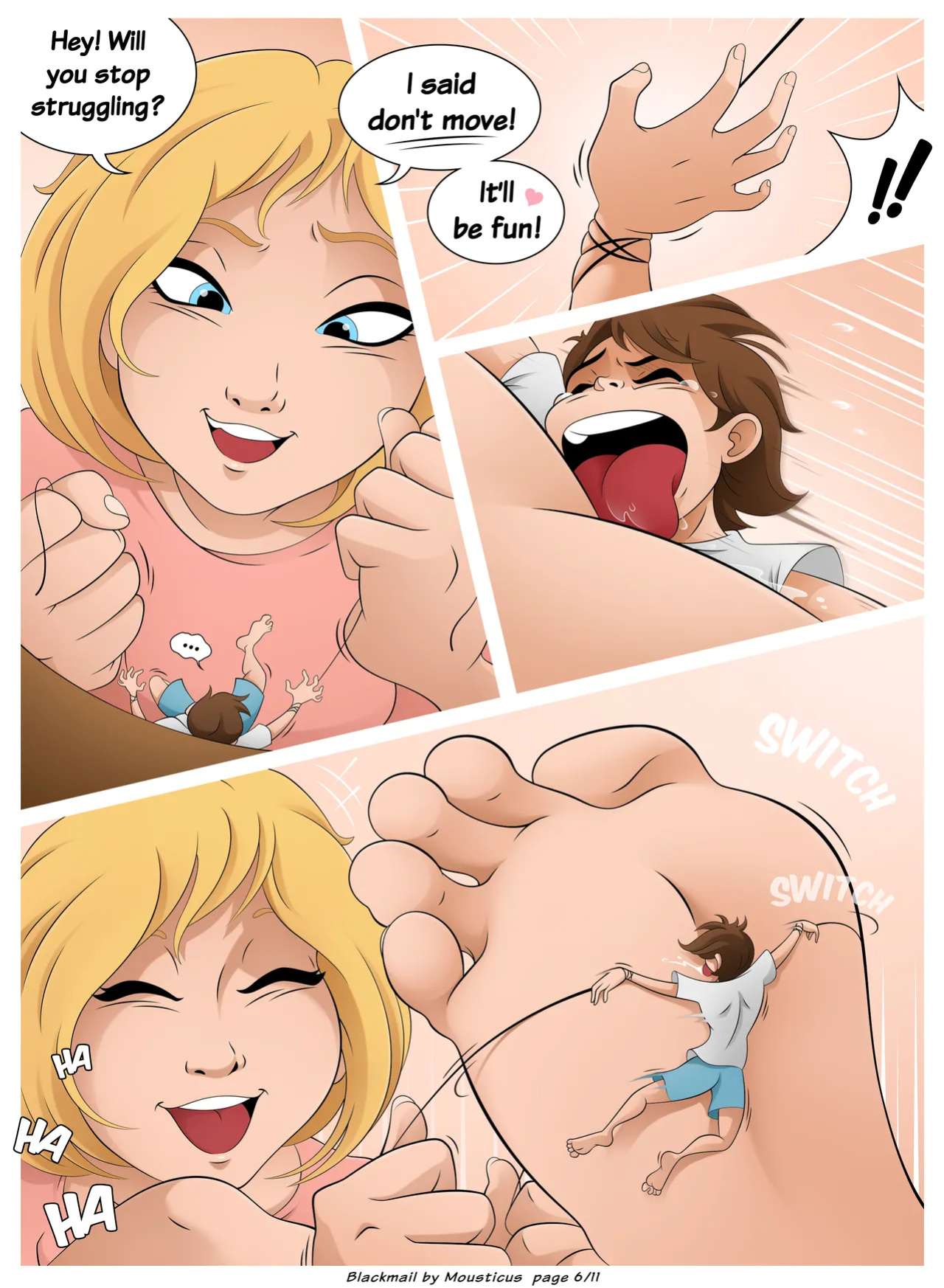 [Mousticus] Giantess Comics