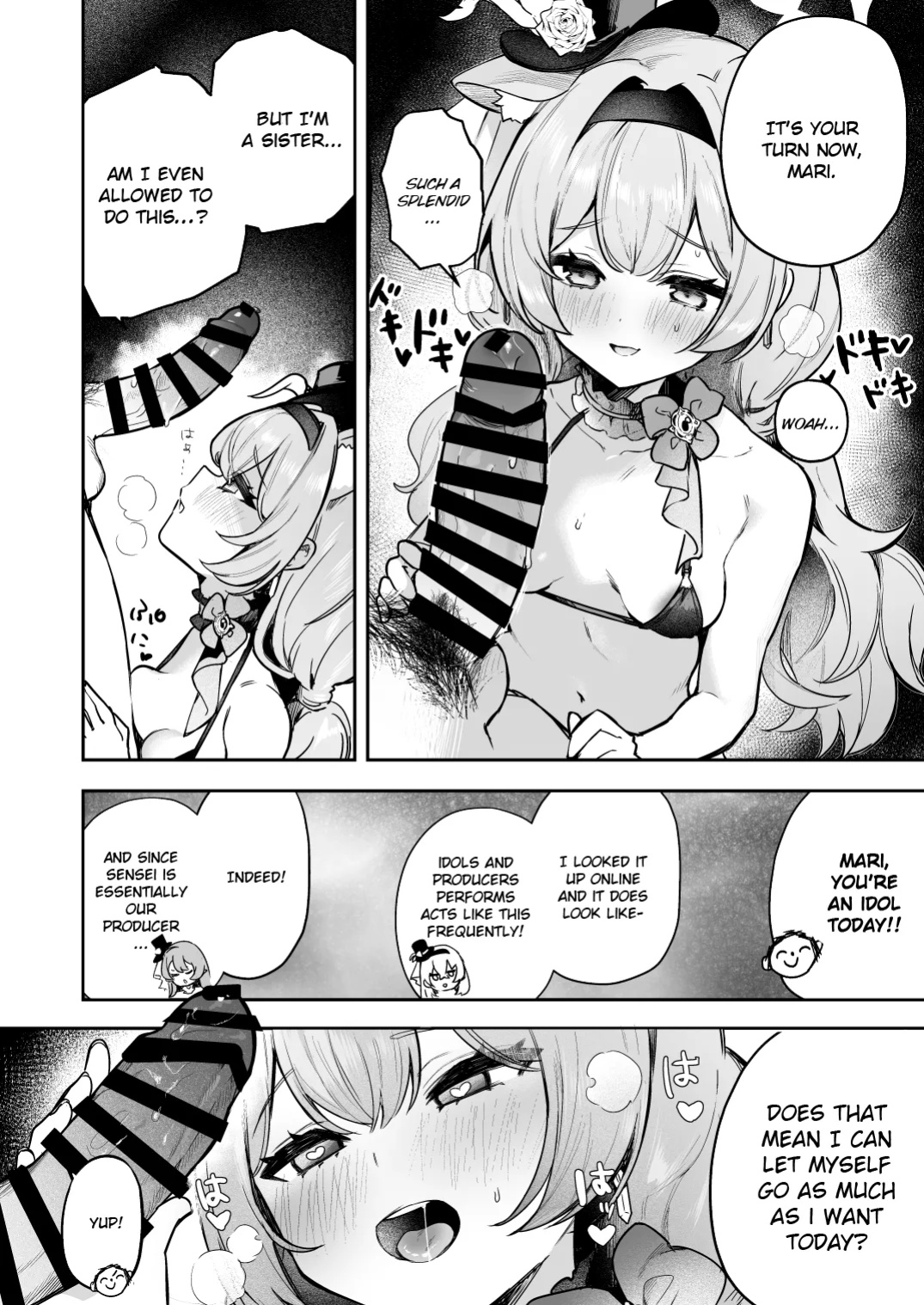 [N7747, MASKDO (Isegawa Yasutaka, Masco)] Dokidoki Idol Lesson (Blue Archive) [Literally Starving]