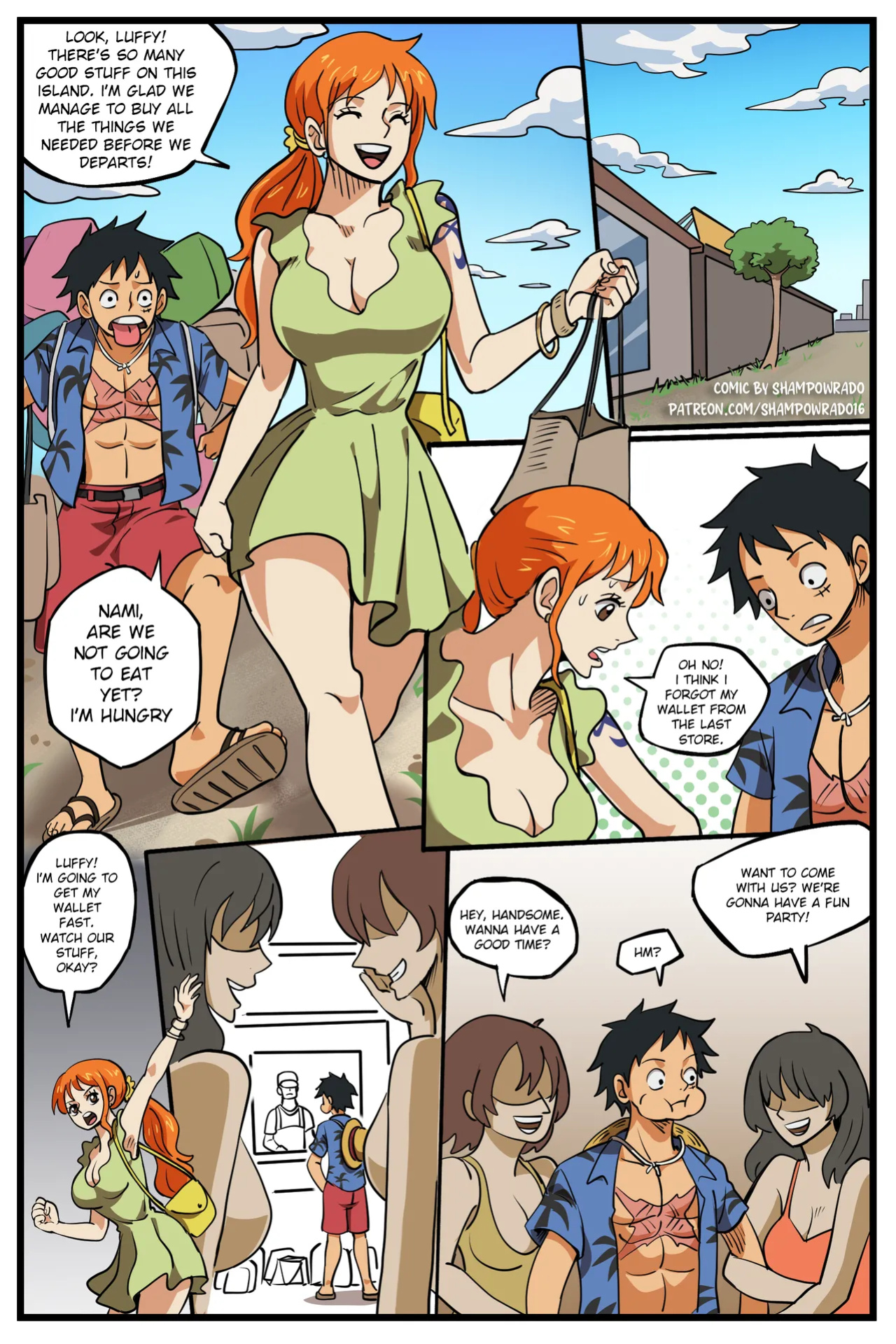 [Shampowrado] Realization Luffy x Nami (One Piece)