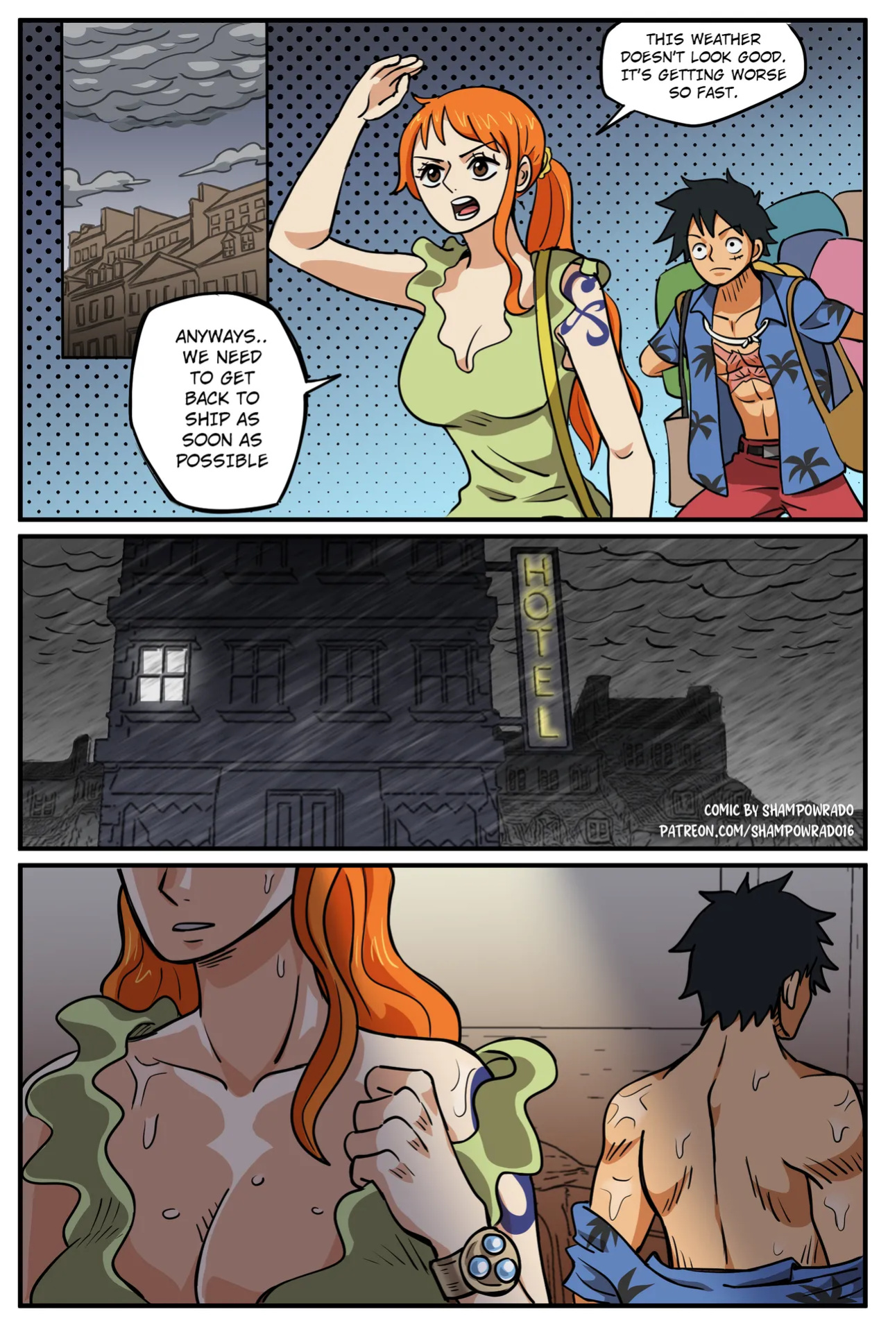 [Shampowrado] Realization Luffy x Nami (One Piece)