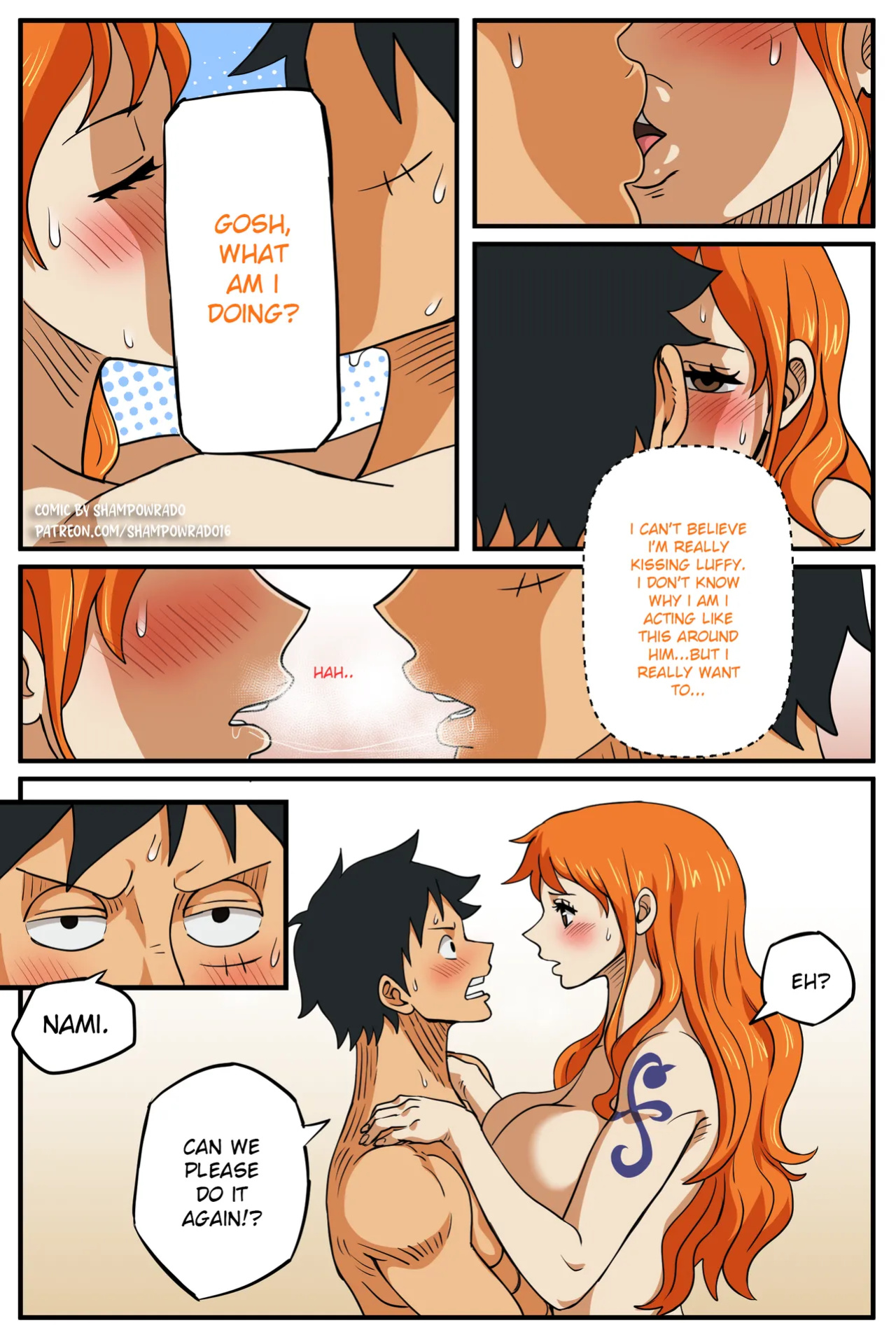 [Shampowrado] Realization Luffy x Nami (One Piece)