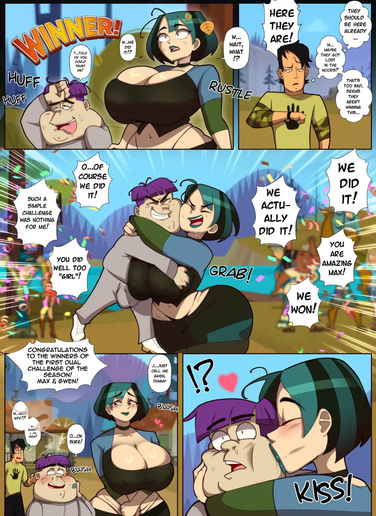 [BitterCream] Total Drama Island: The Adventures of Gwen! [Uncensored]SLIMED