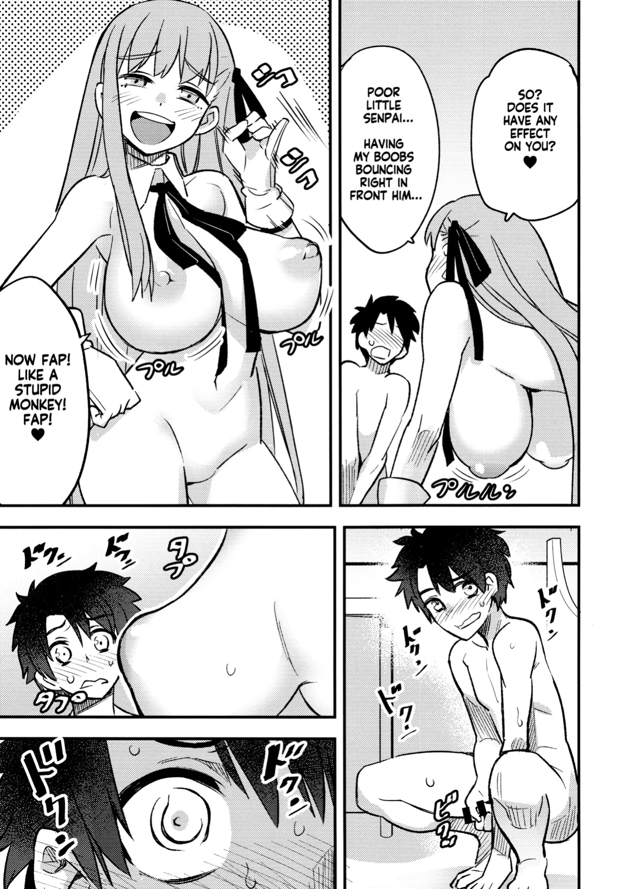 (C95) [774 House (774)] BB-chan ni Waraware Baka ni Sarenagara Shiko Shiko no Otetsudai o Sarete Saru Mitai ni Koshi Heko Heko shite Buzama Mudashasei Saserarechau Hon | The book where BB-Chan gave me humiliating fapping assistance and forced me to cum in